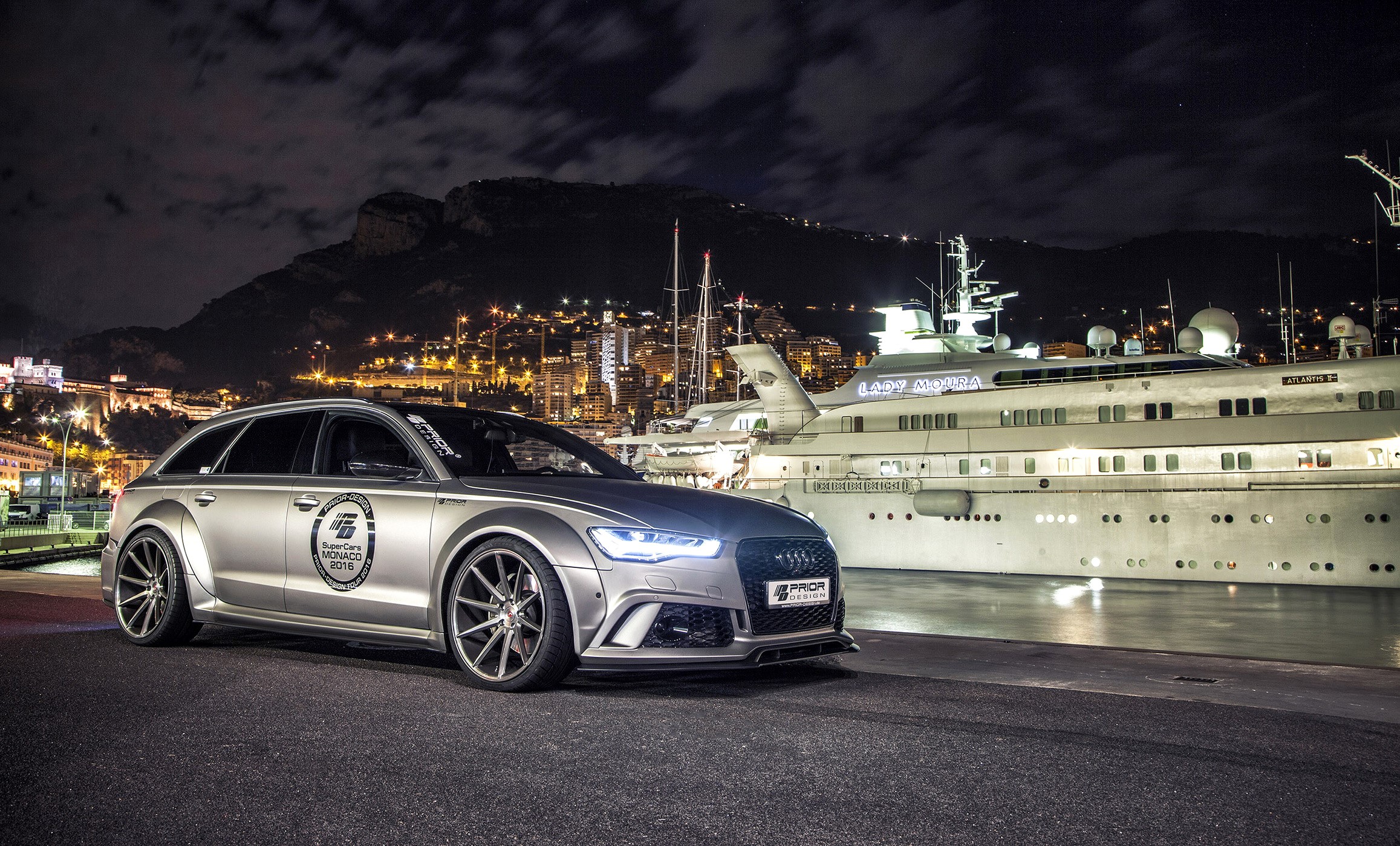 Prior-Design Audi RS 6 Avant PD600R Widebody Aerodynamic-Kit HD Wallpaper