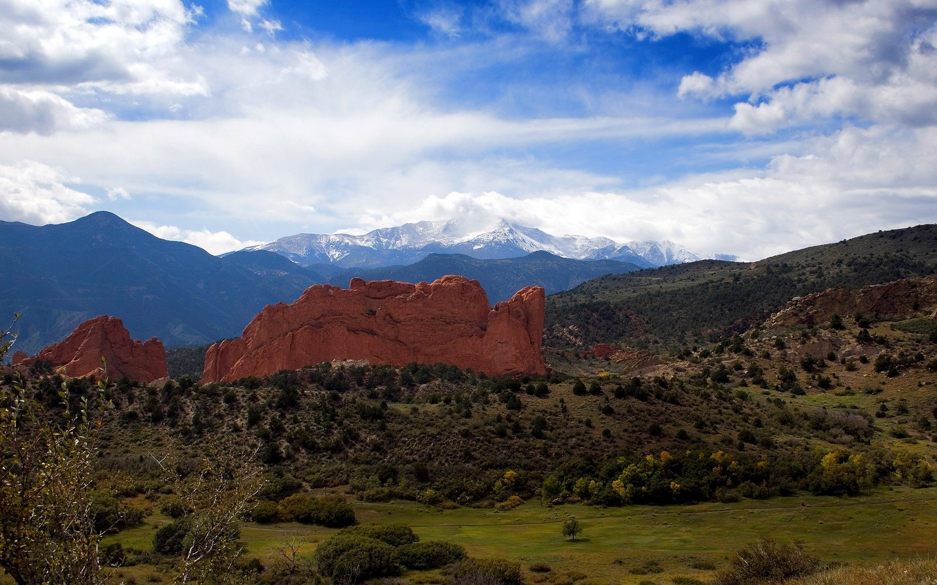 Garden of the Gods, Colorado Springs HD Wallpaper