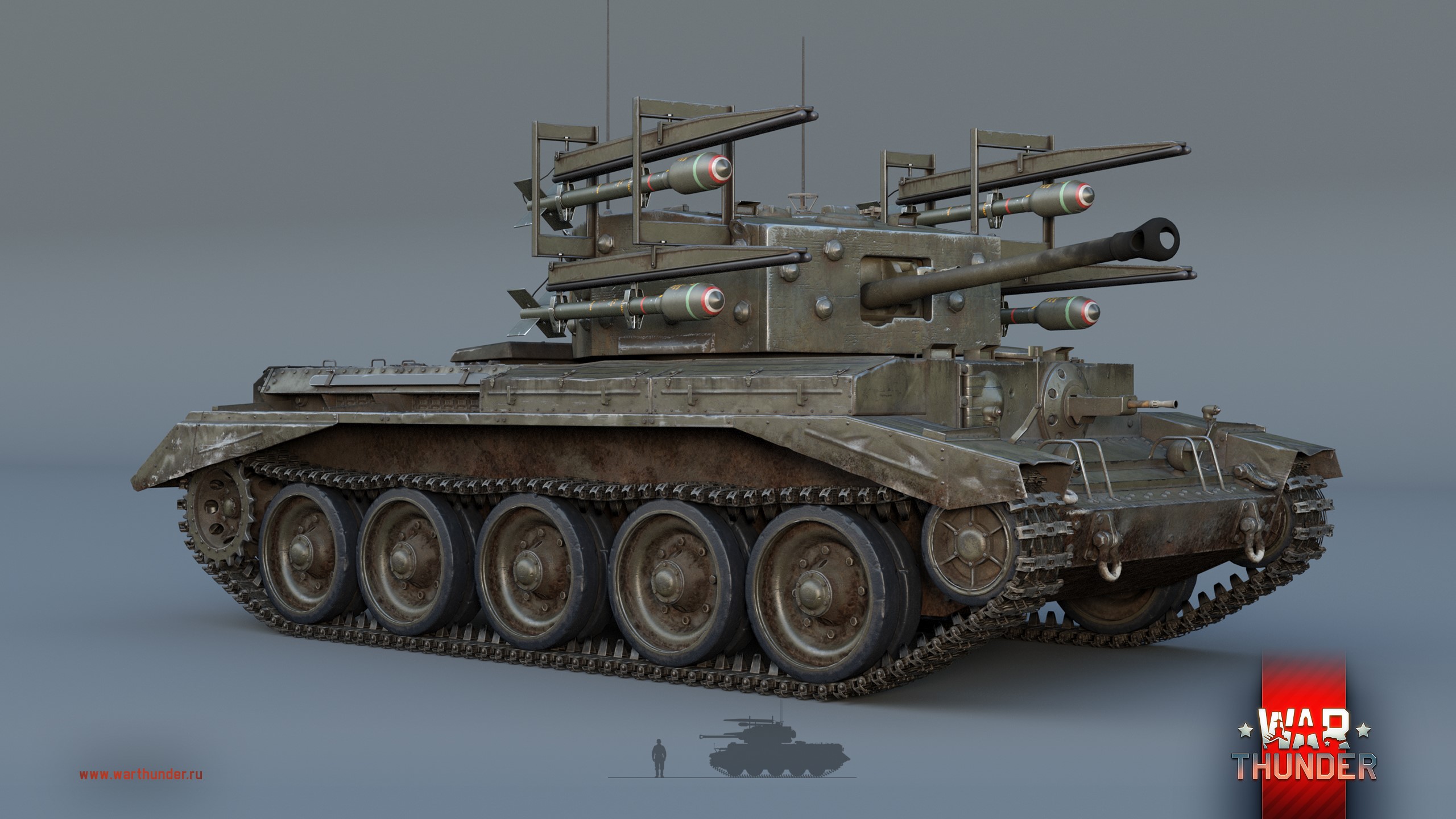 Cromwell V RP3 tank from War Thunder HD Wallpaper