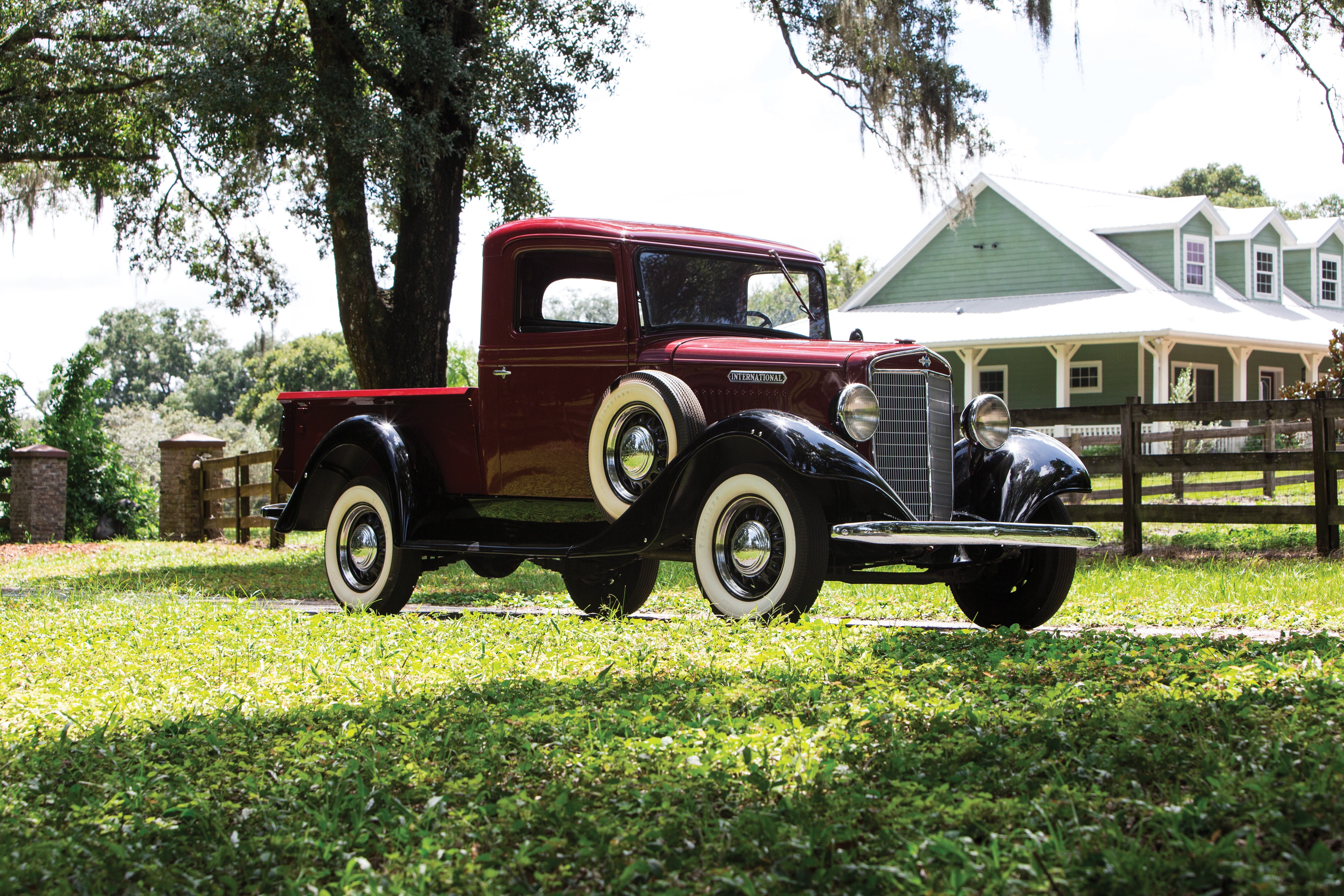 4K 1934 International C-1 Pickup Truck HD Wallpaper