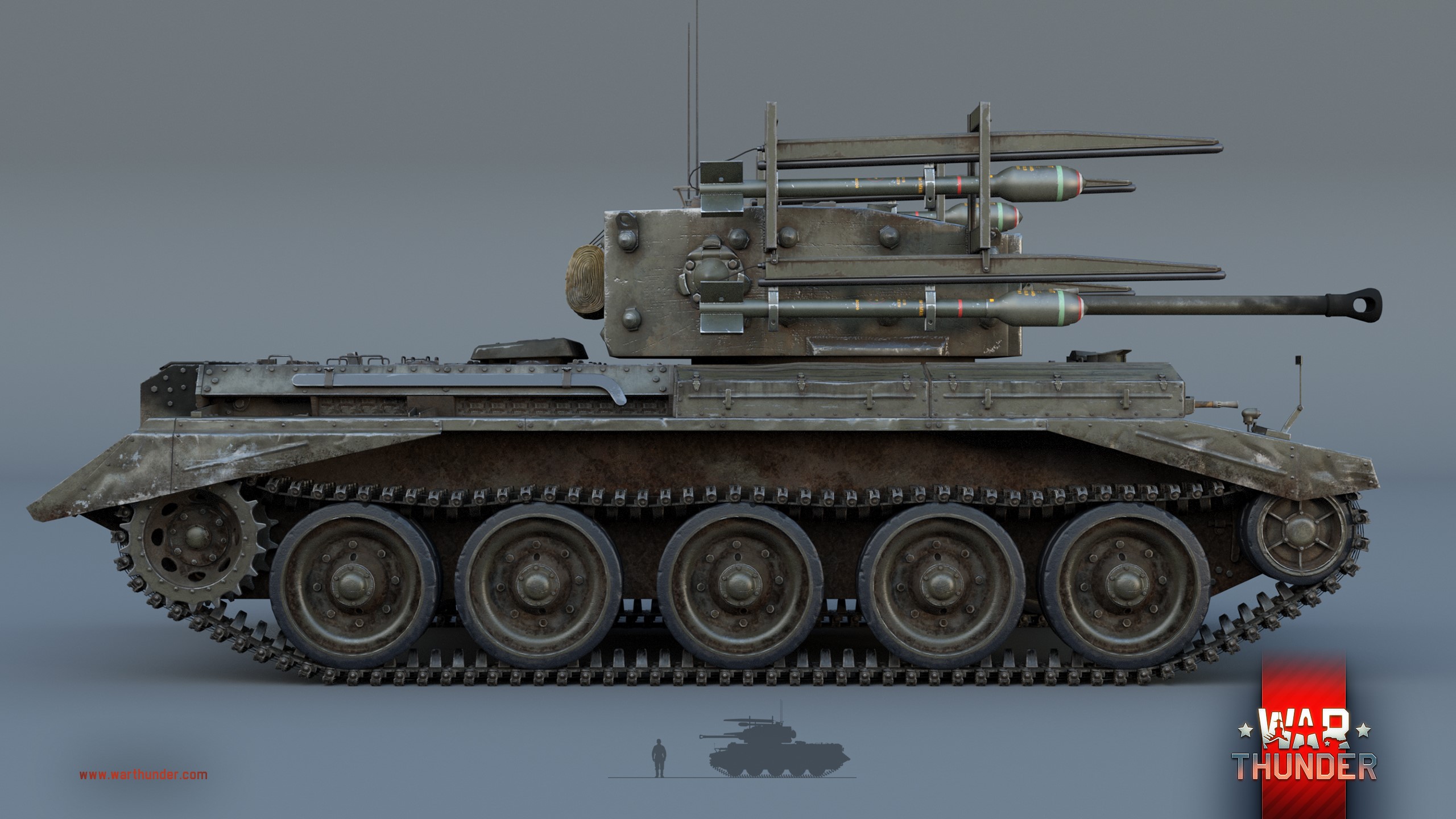Cromwell V RP3 tank from War Thunder HD Wallpaper
