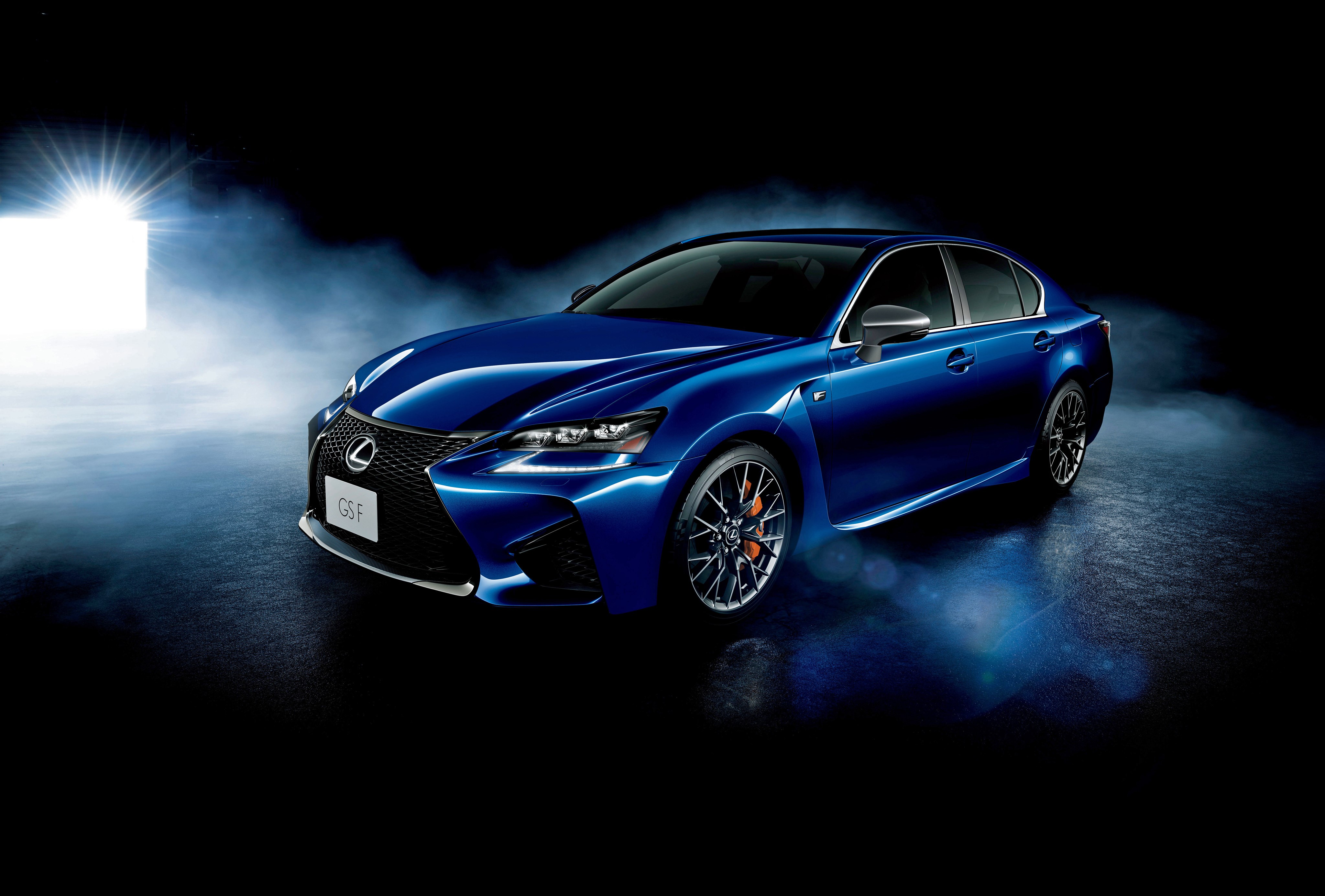 Blue Lexus GS F Sedan HD Wallpaper