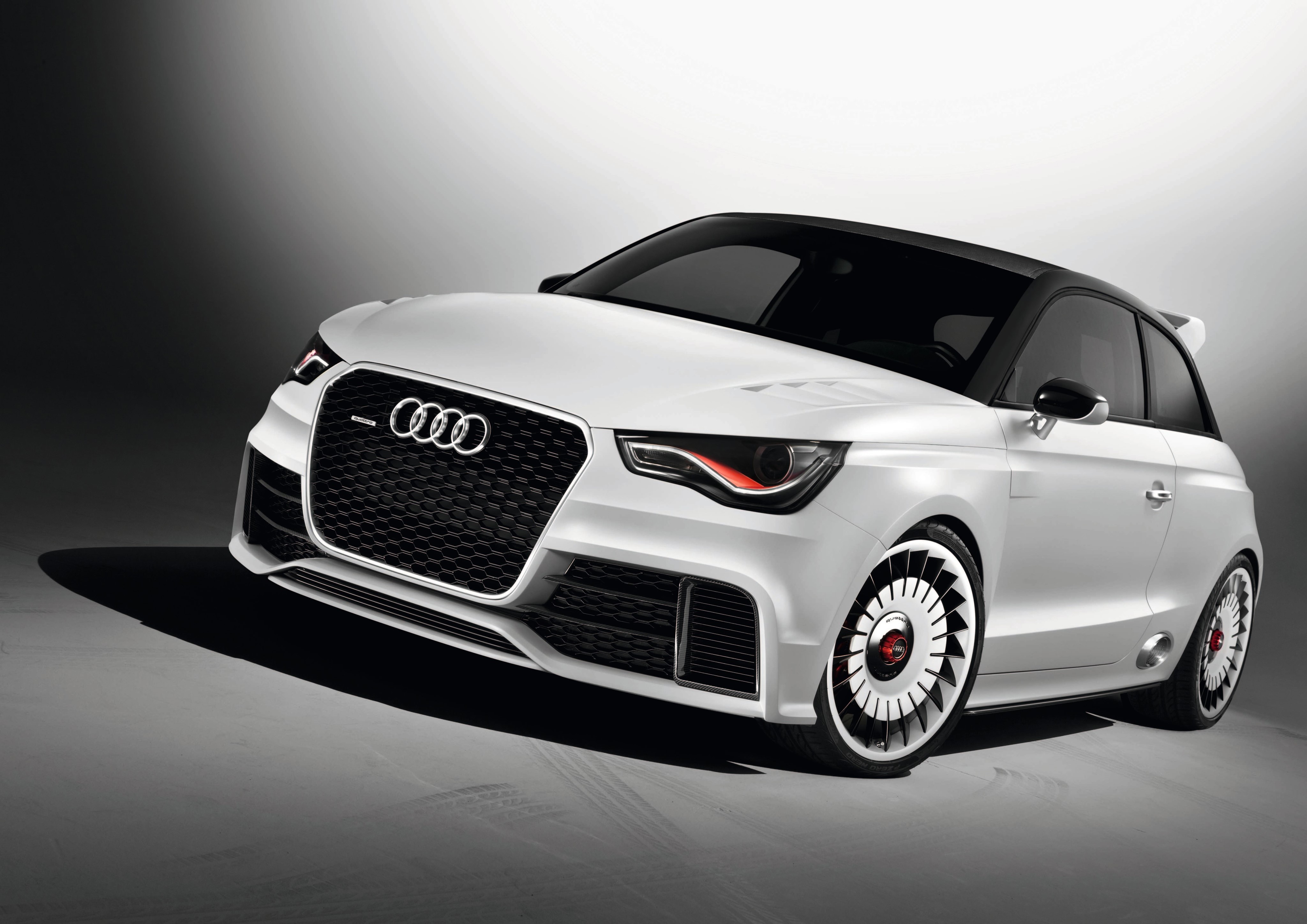 White Audi A1 Clubsport Quattro Concept HD Wallpaper