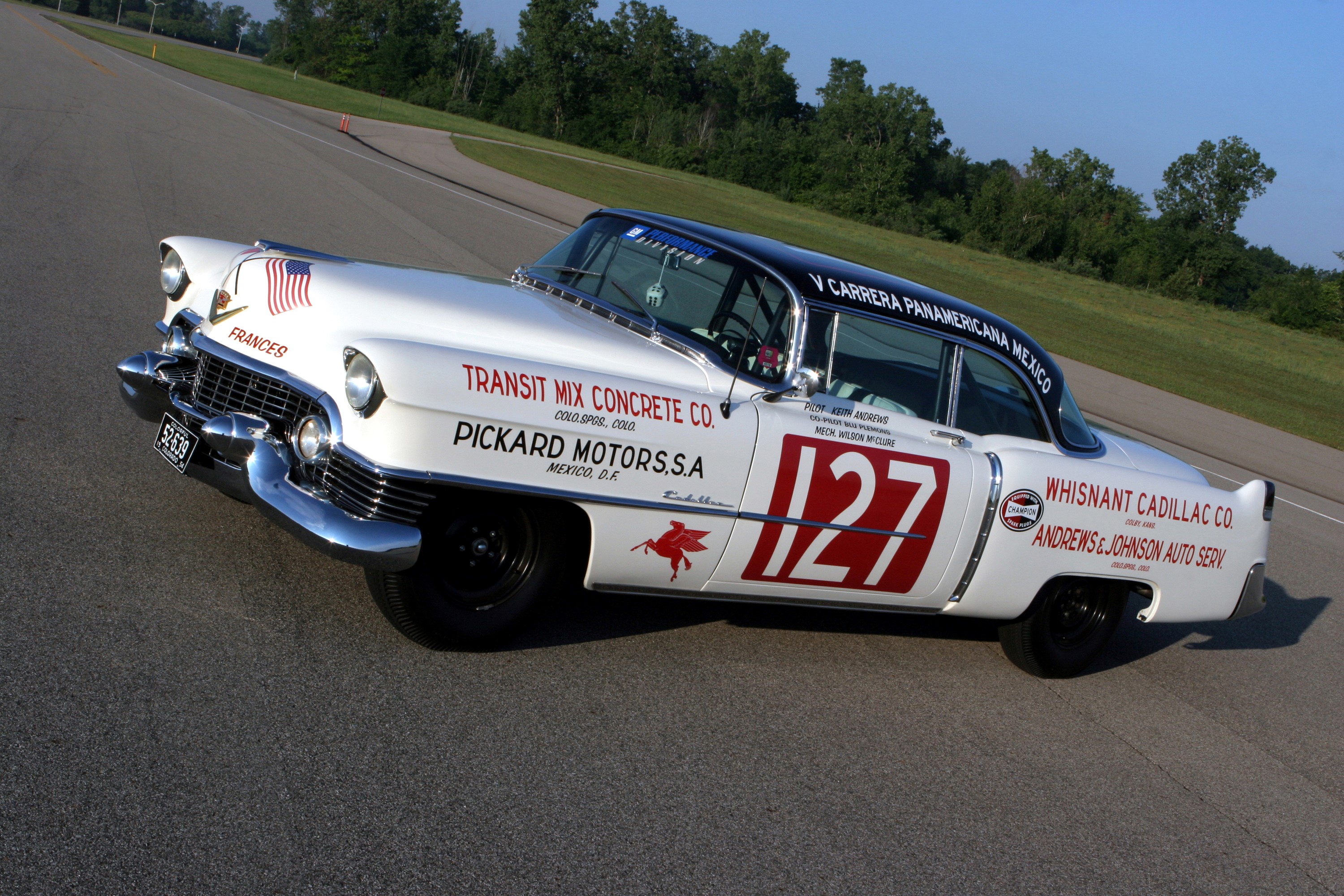 1954 Cadillac Sixty-Two La Carrera Panamericana Race Car HD Wallpaper