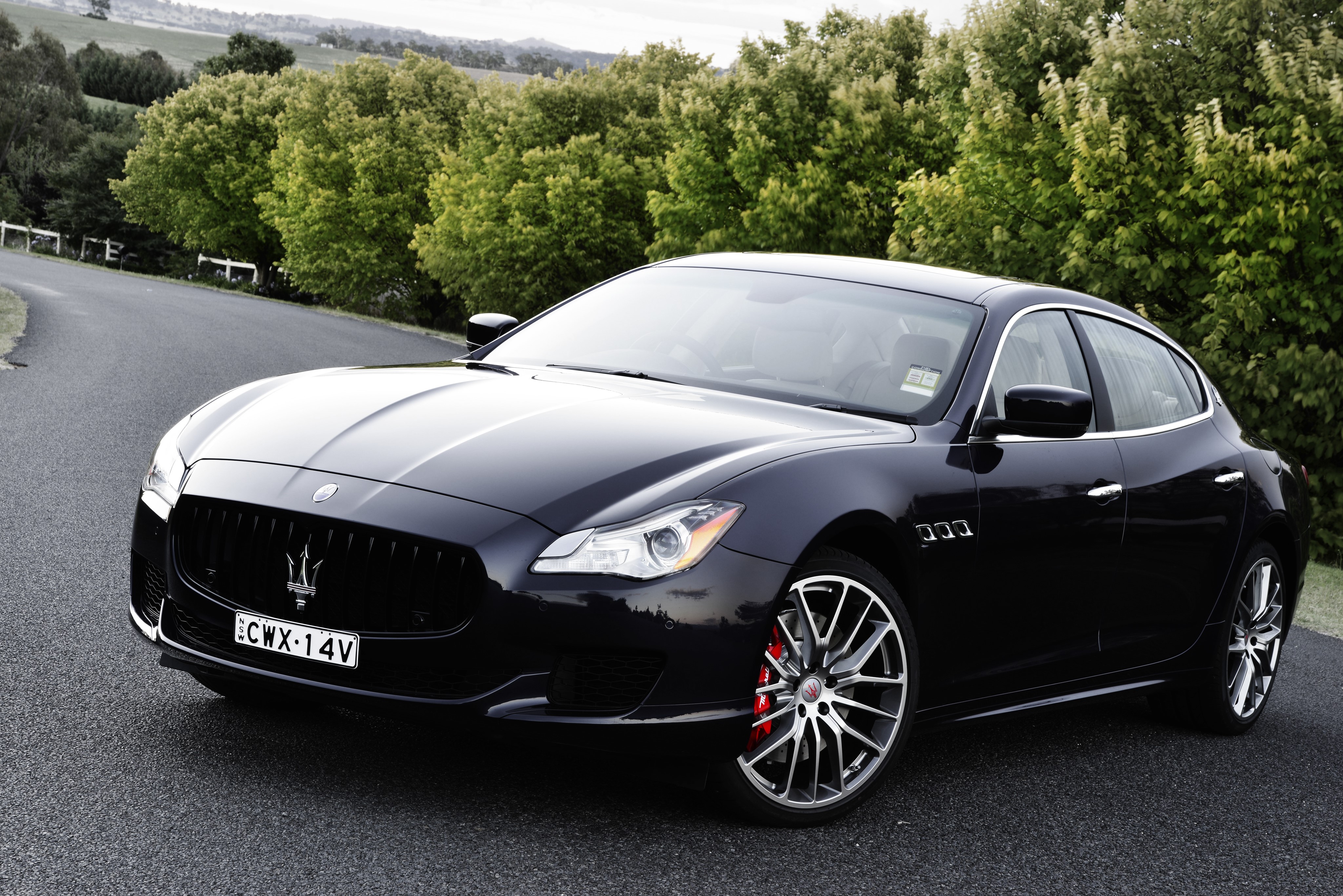 Black Maserati Quattroporte GTS HD Wallpaper