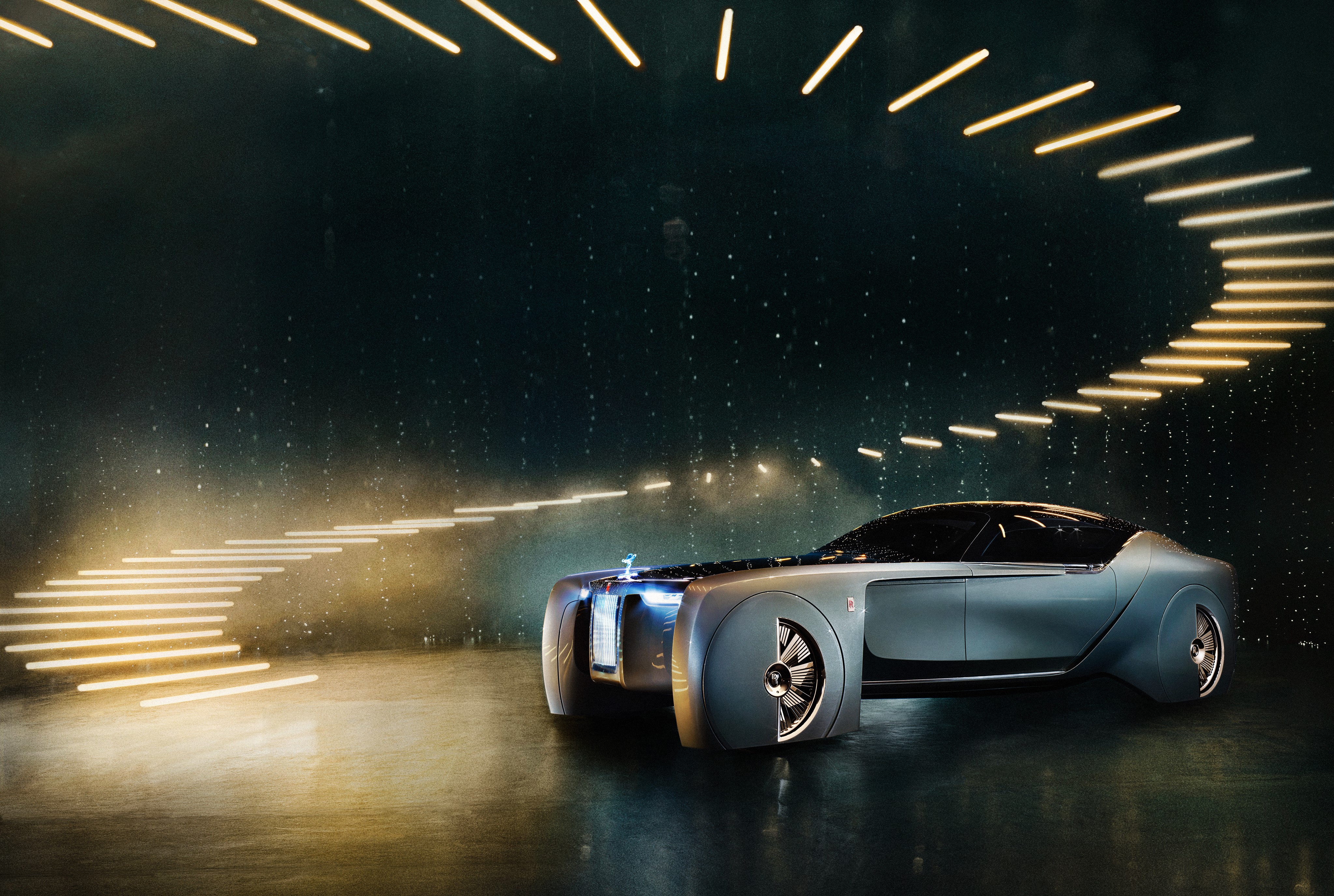 Rolls-Royce Vision Next 100 Concept Car HD Wallpaper