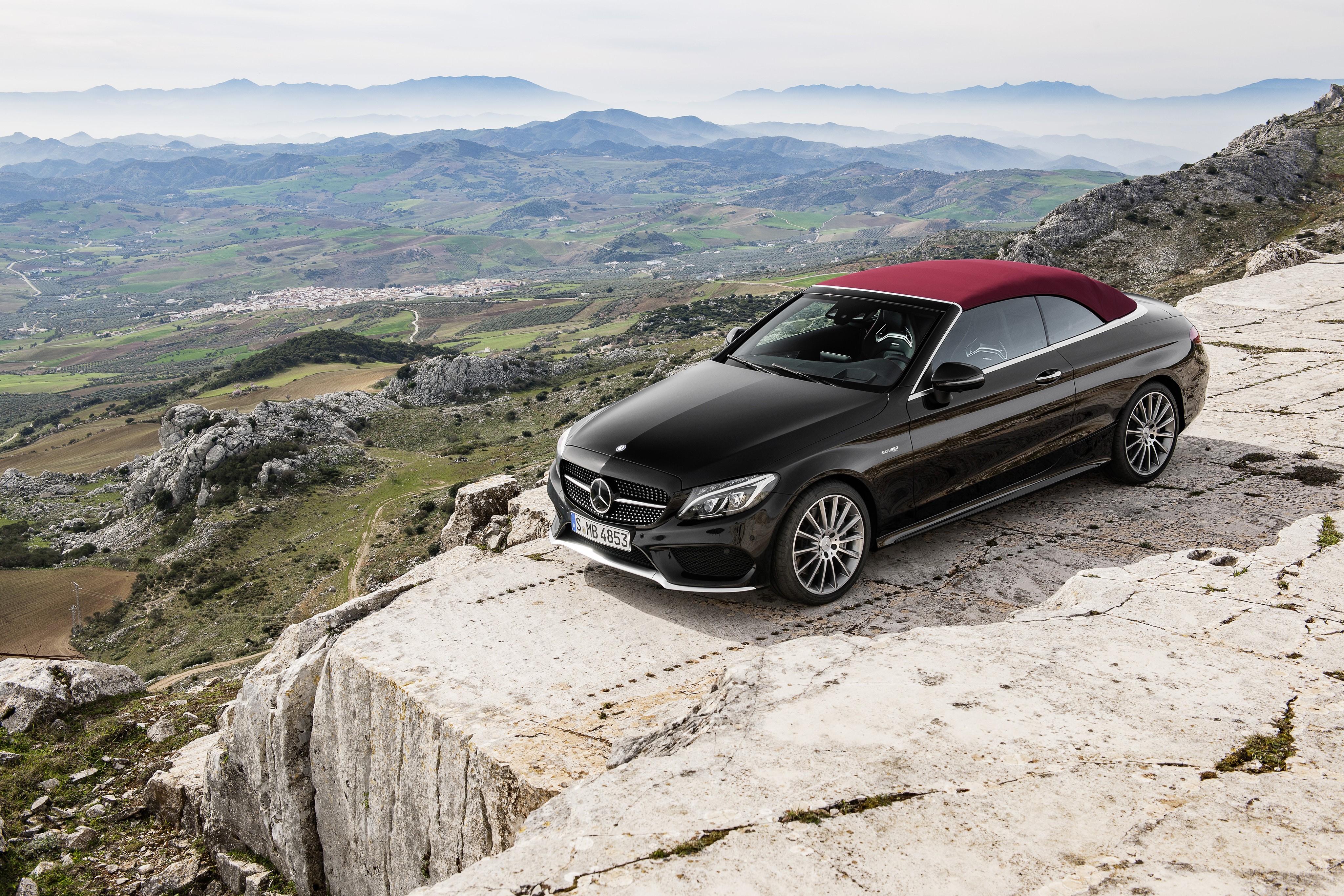 4K Mercedes-Benz AMG C-Class Cabriolet A205 HD Wallpaper