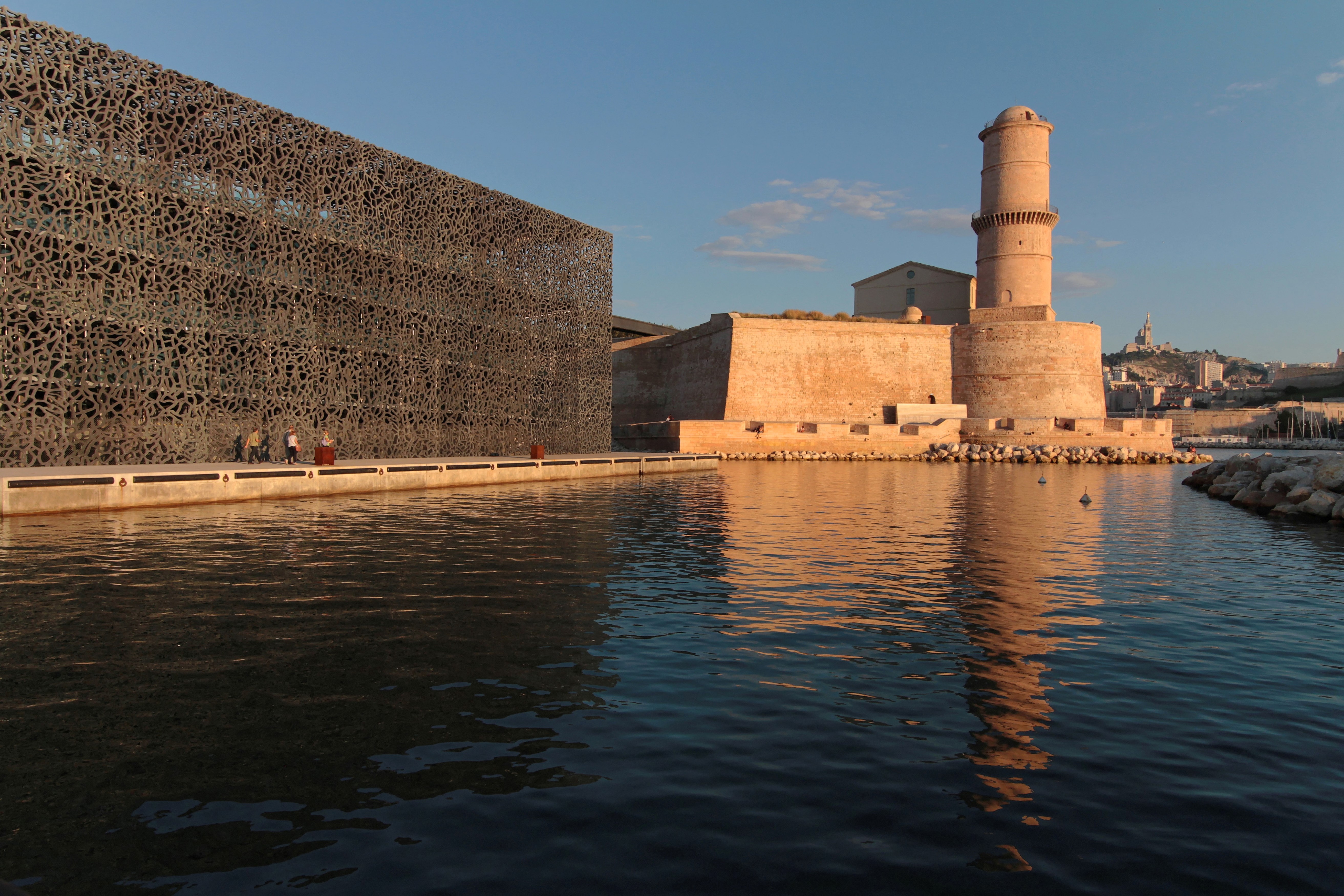Fort Saint-Jean and MuCEM in Marseille, France HD Wallpaper
