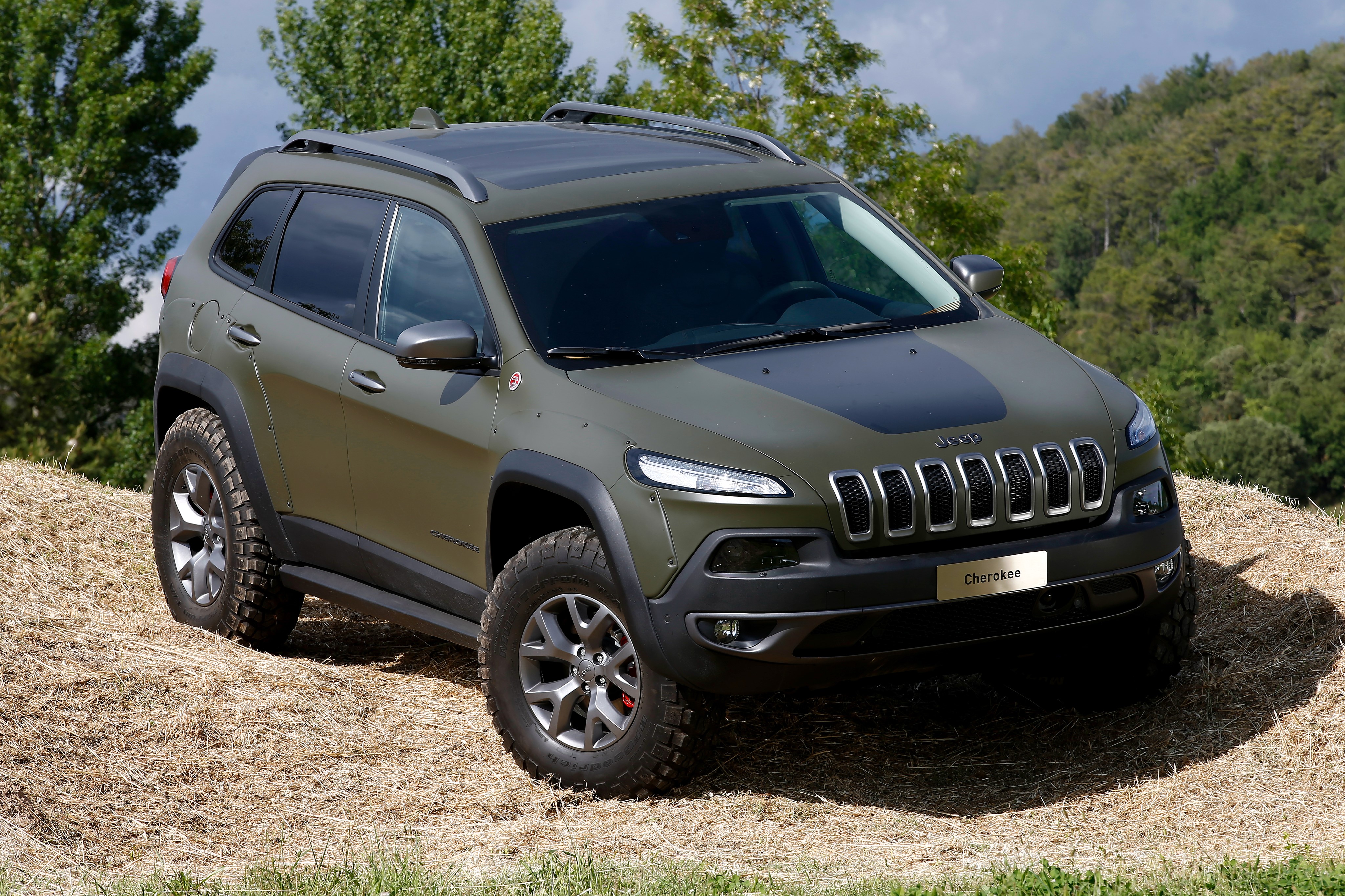 4K 2015 Jeep Cherokee KrawLer Concept HD Wallpaper