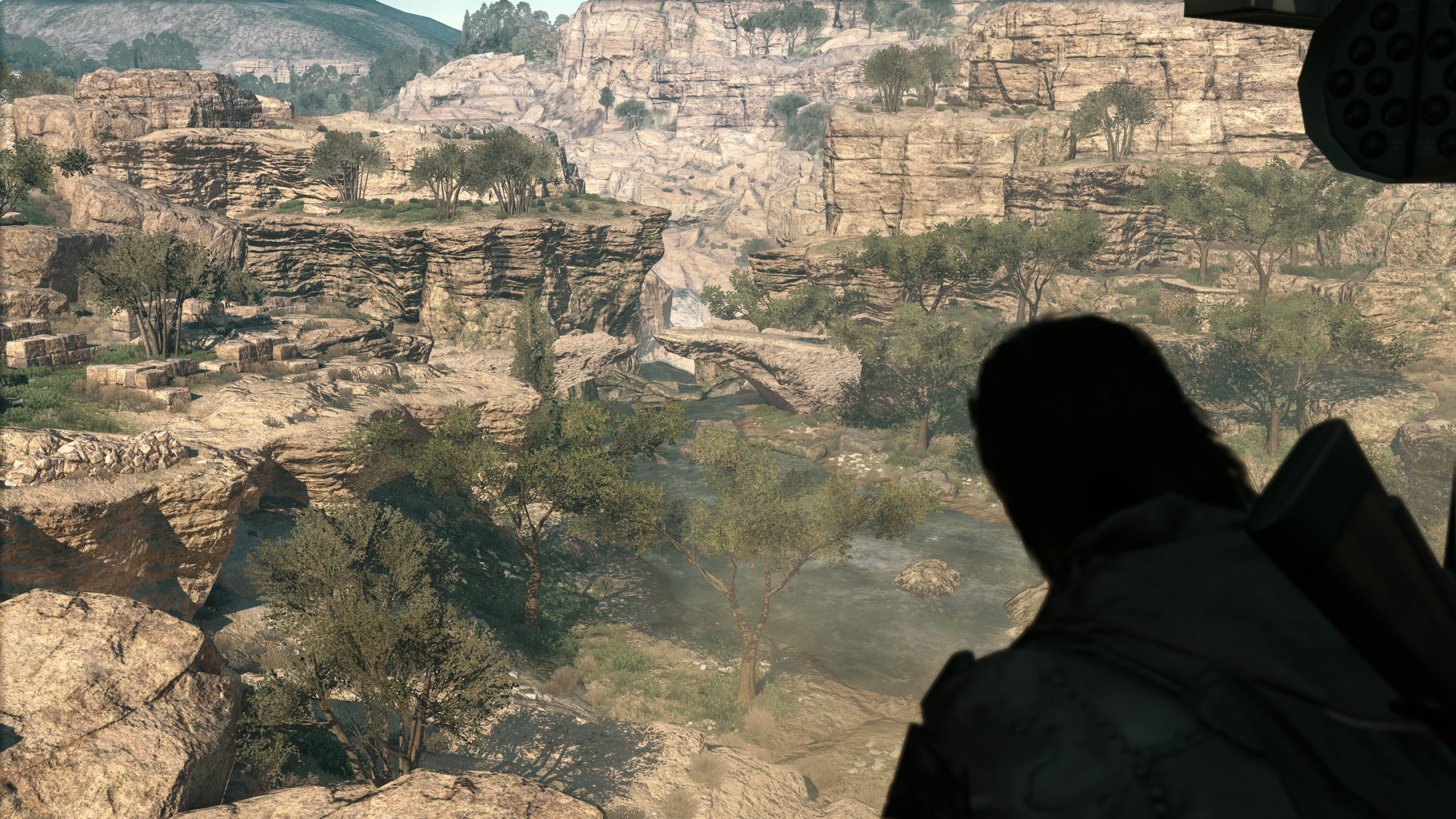 4K Metal Gear Solid V mountains landscape HD Wallpaper