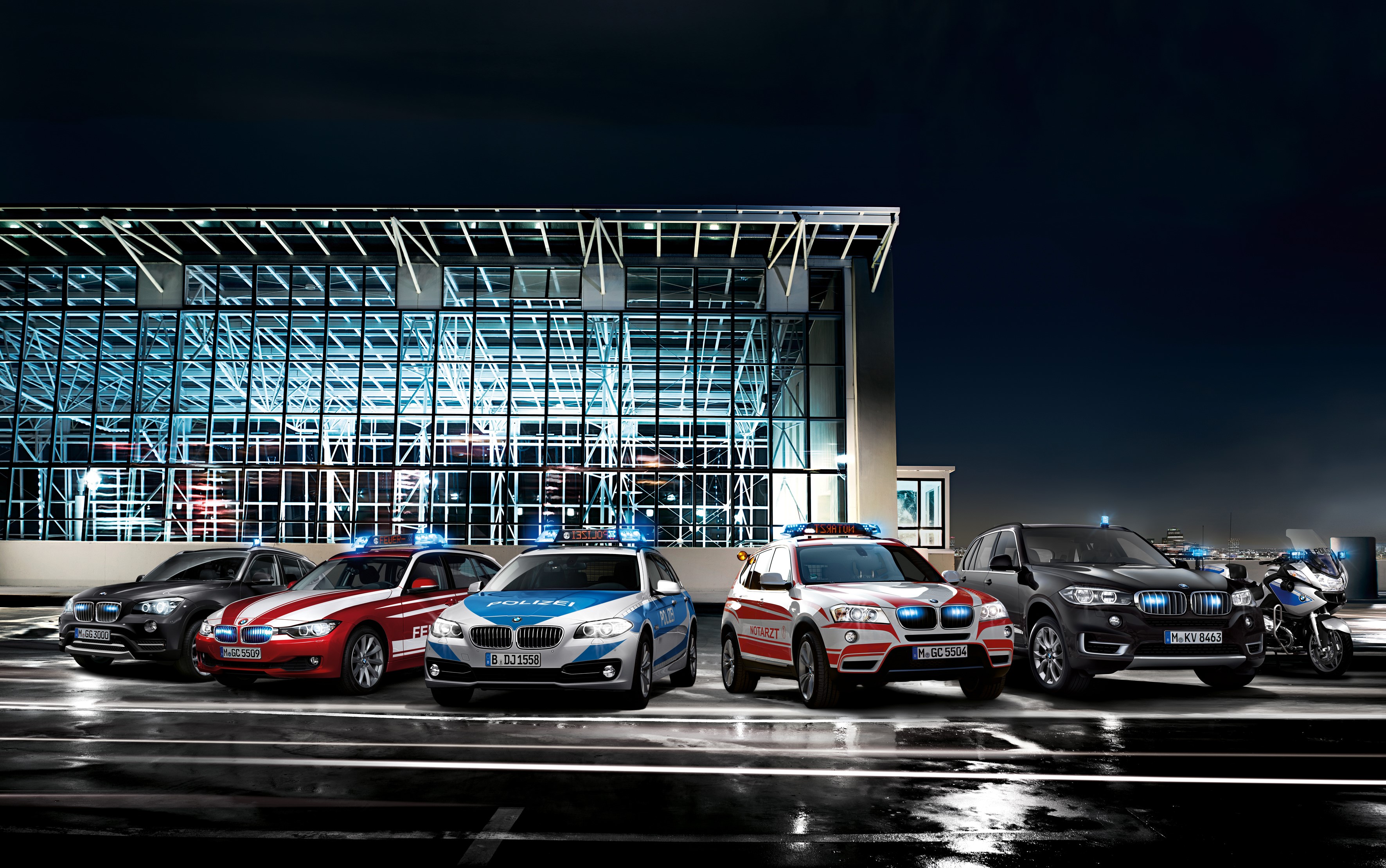 BMW Police and Emergency Vehicles HD Wallpaper