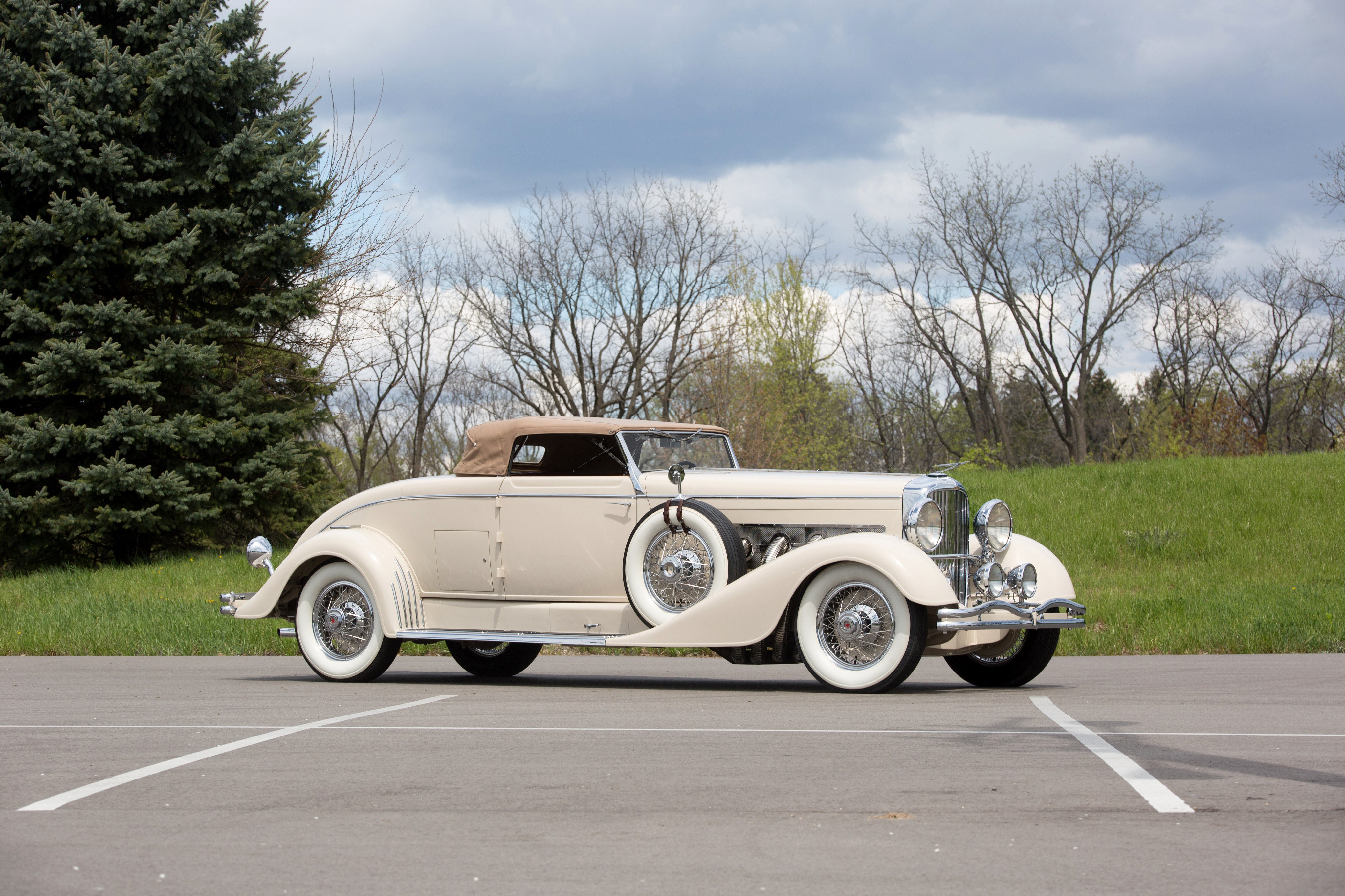 1933 Duesenberg J Convertible Coupe by Bohman HD Wallpaper