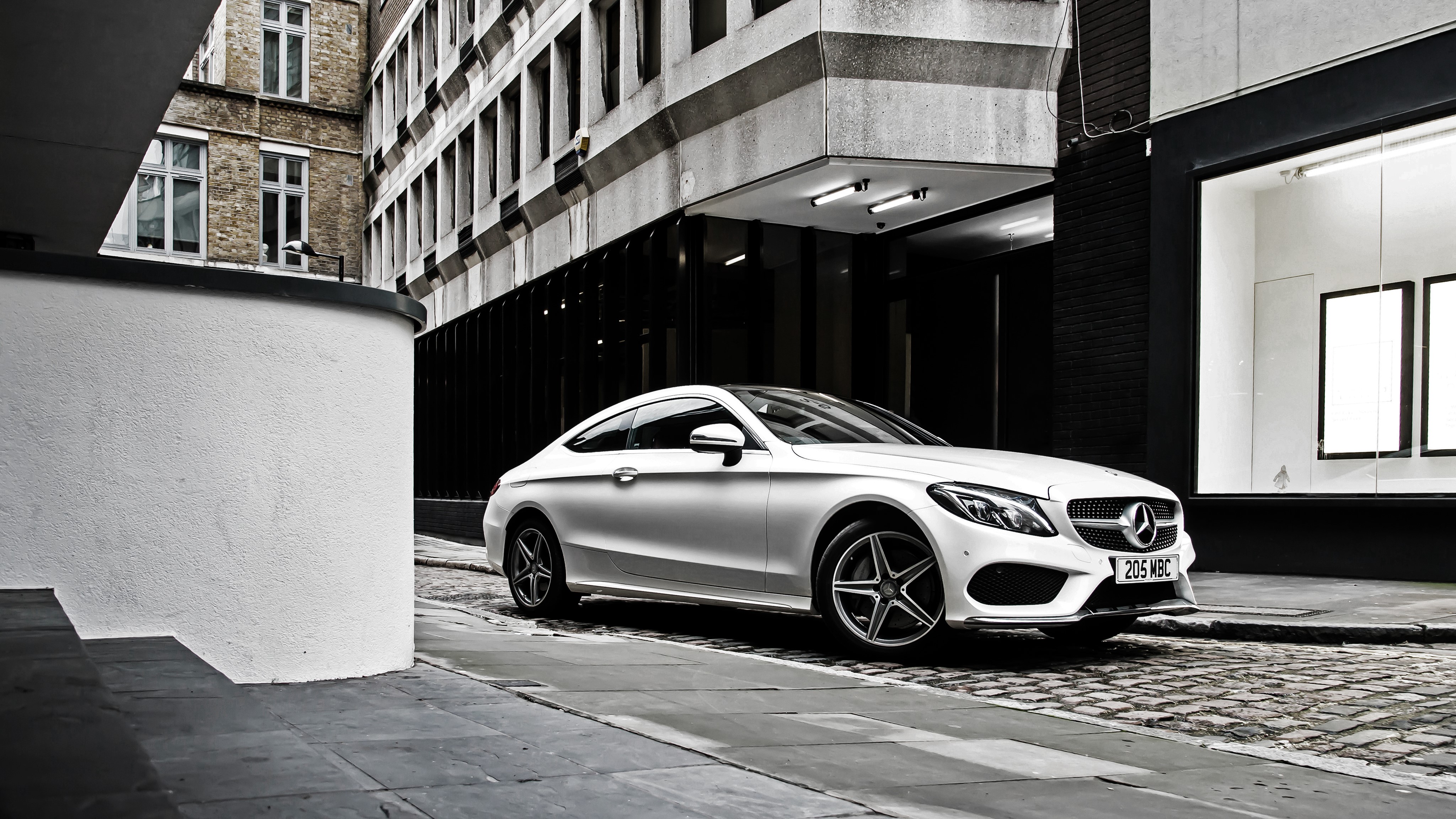 4K Mercedes-Benz AMG C-Class Coupe C205 HD Wallpaper