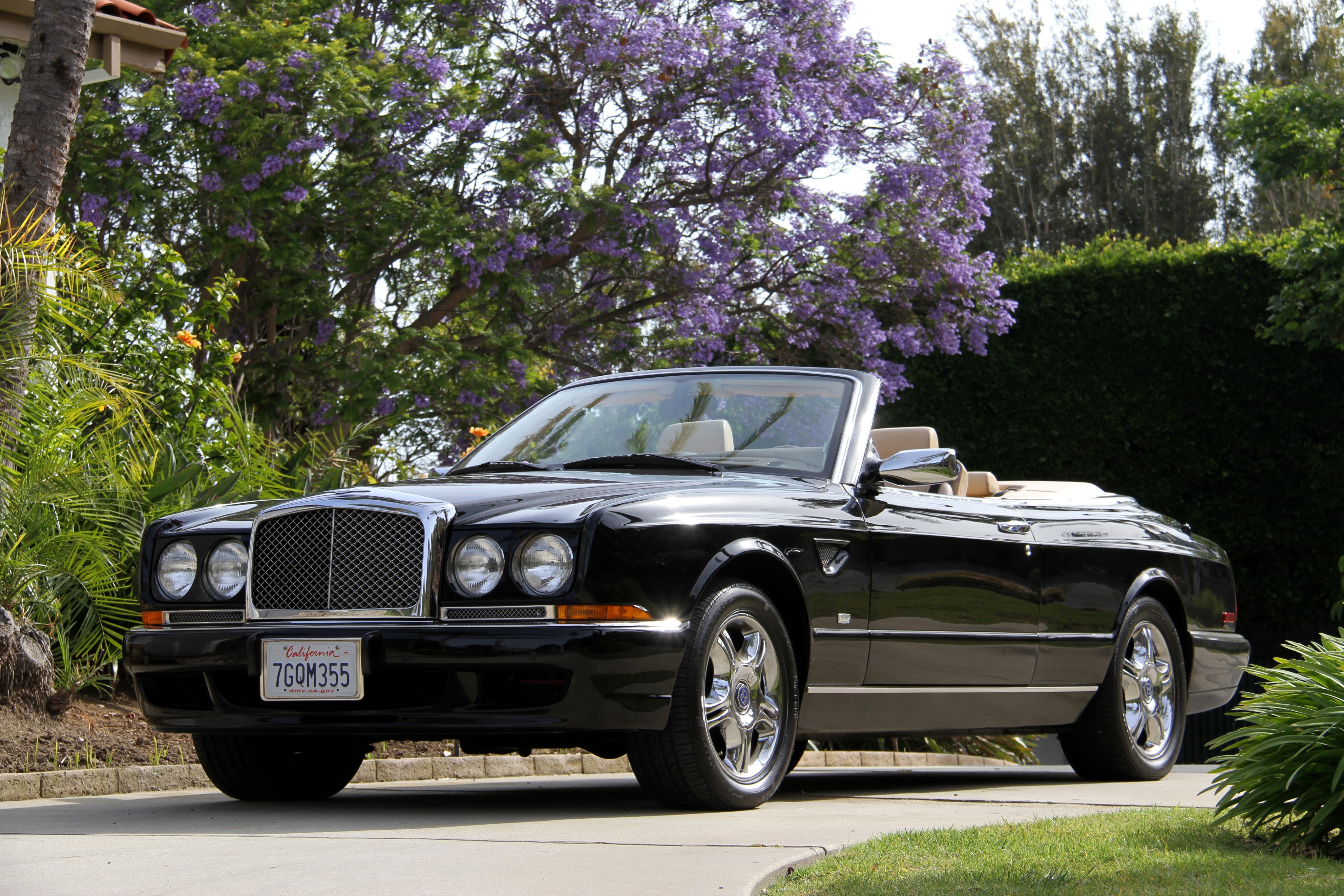 Black Bentley Azure Final Series Cabriolet HD Wallpaper