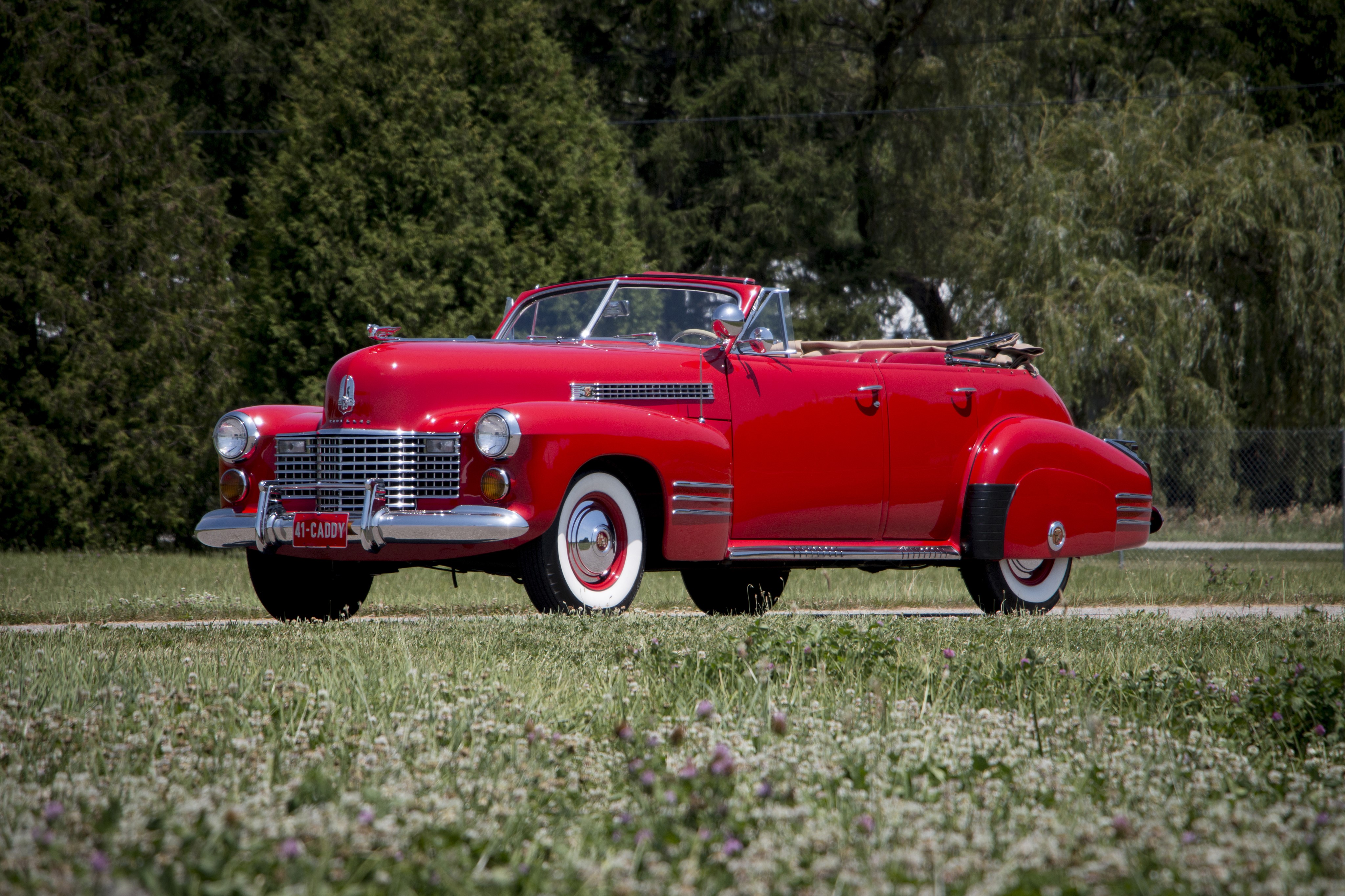 1941 Cadillac Sixty-Two Convertible Sedan Deluxe HD Wallpaper