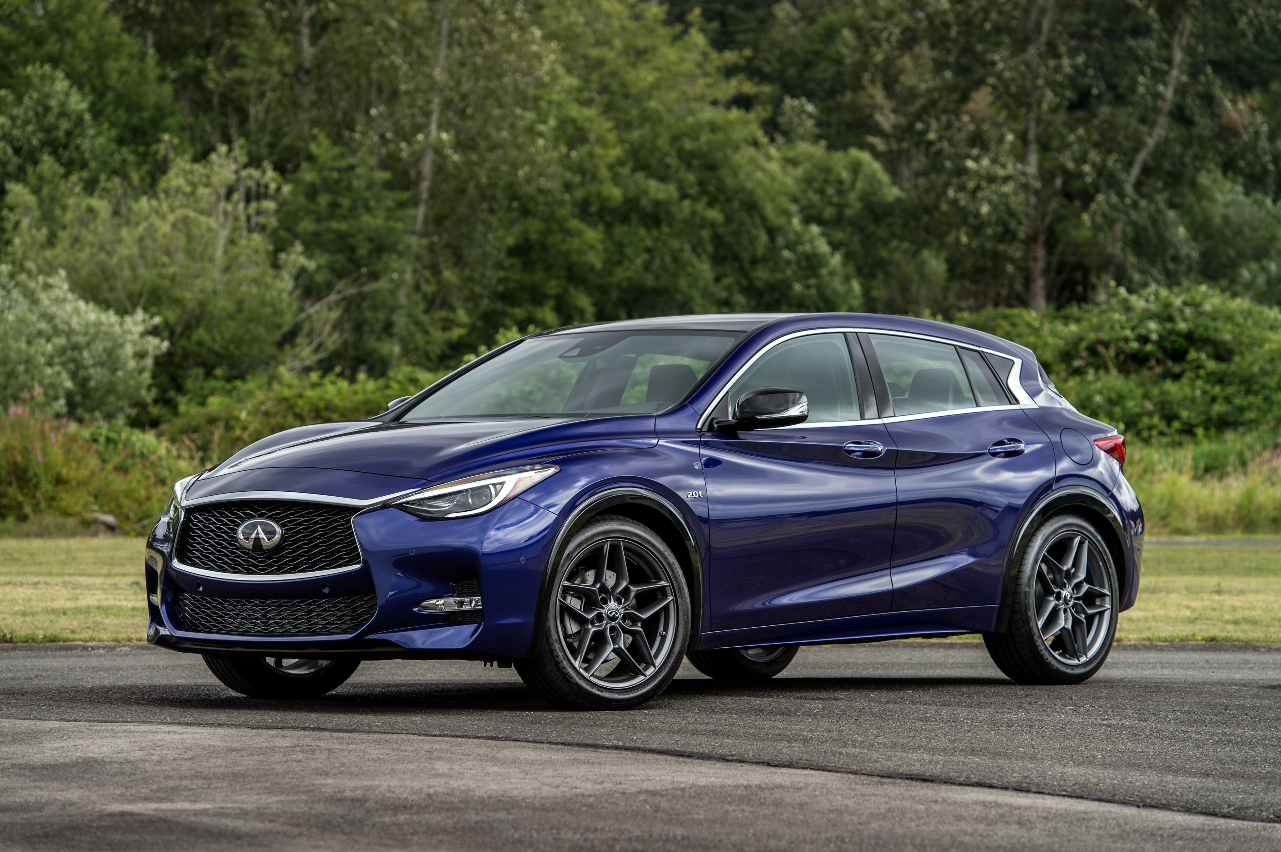 2017 Infiniti QX30S 2.0t Metallic Blue HD Wallpaper