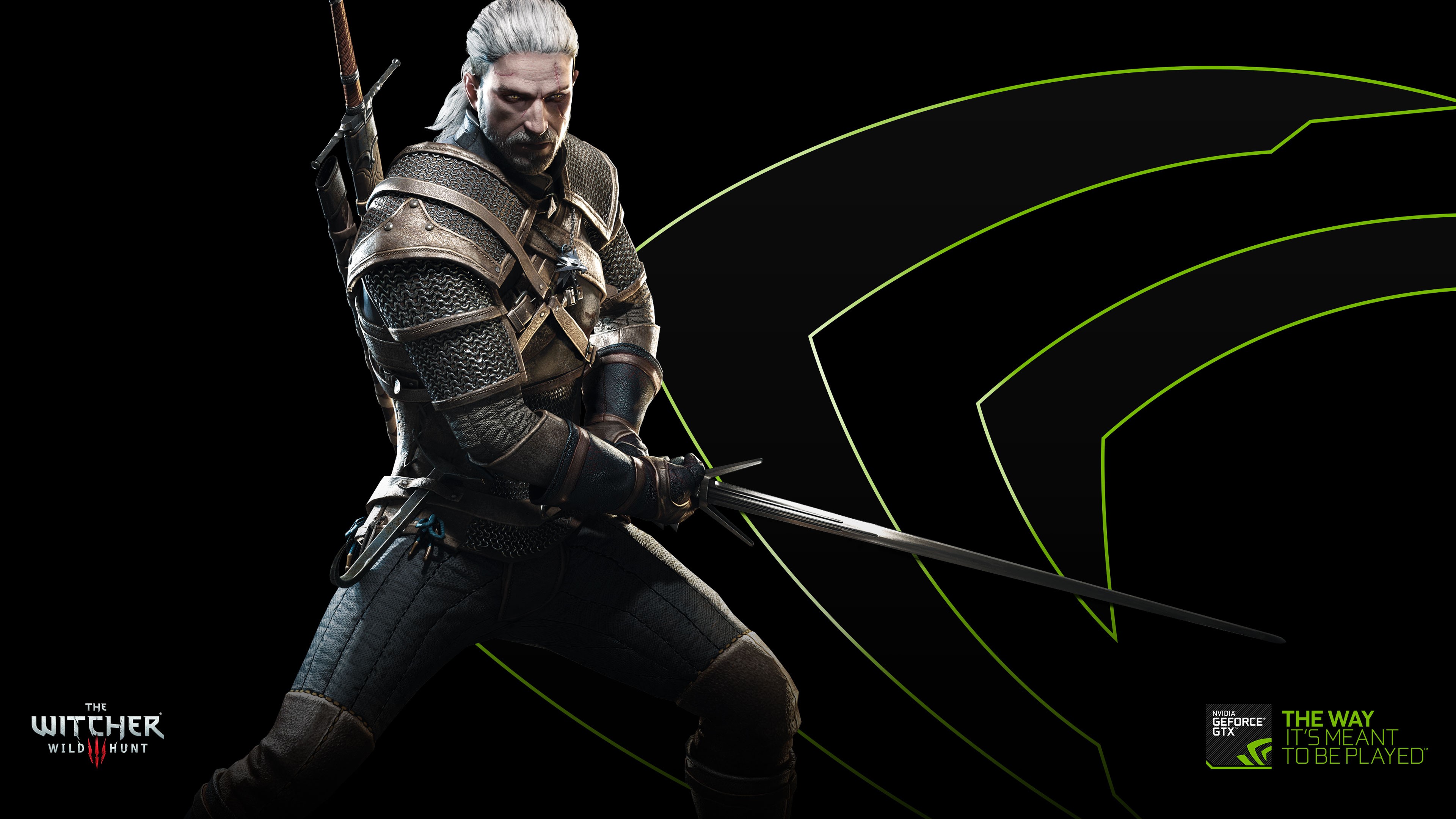 Geralt of Rivia from The Witcher 3: Wild Hunt HD Wallpaper