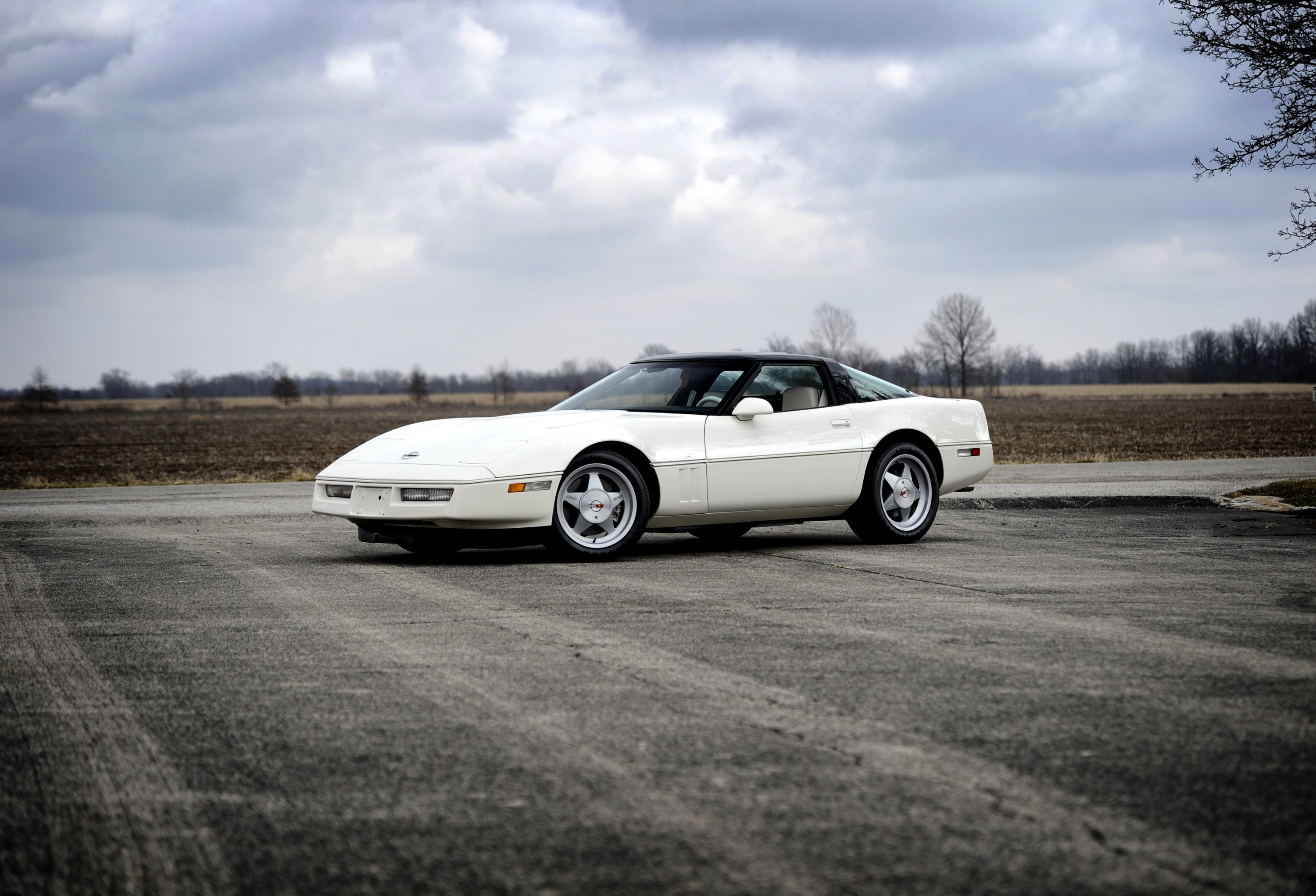 White 1988 Chevrolet Corvette Callaway Twin Turbo Z01 HD Wallpaper
