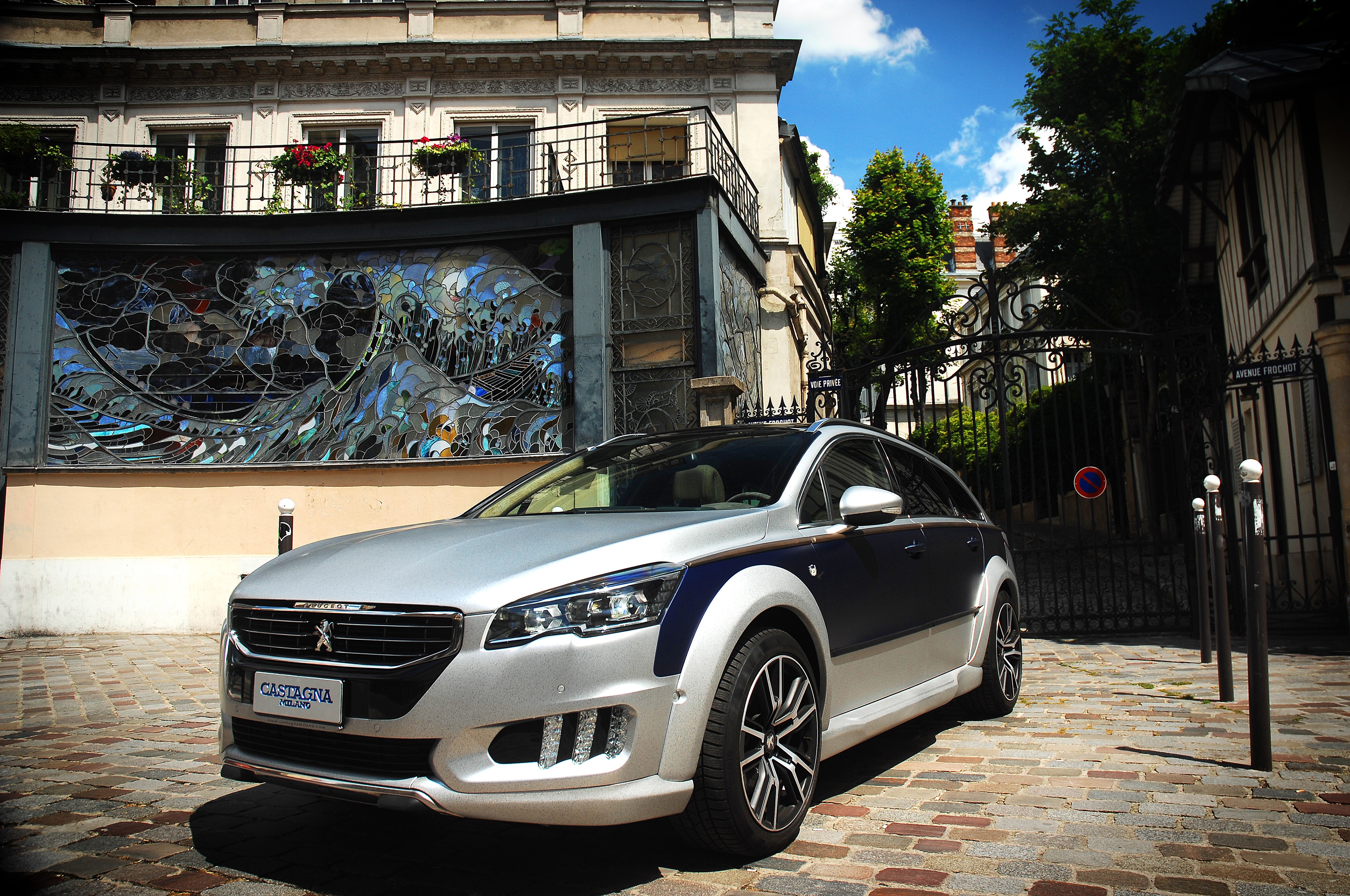 4K 2016 Peugeot 508 RXH Castagna Gris HD Wallpaper