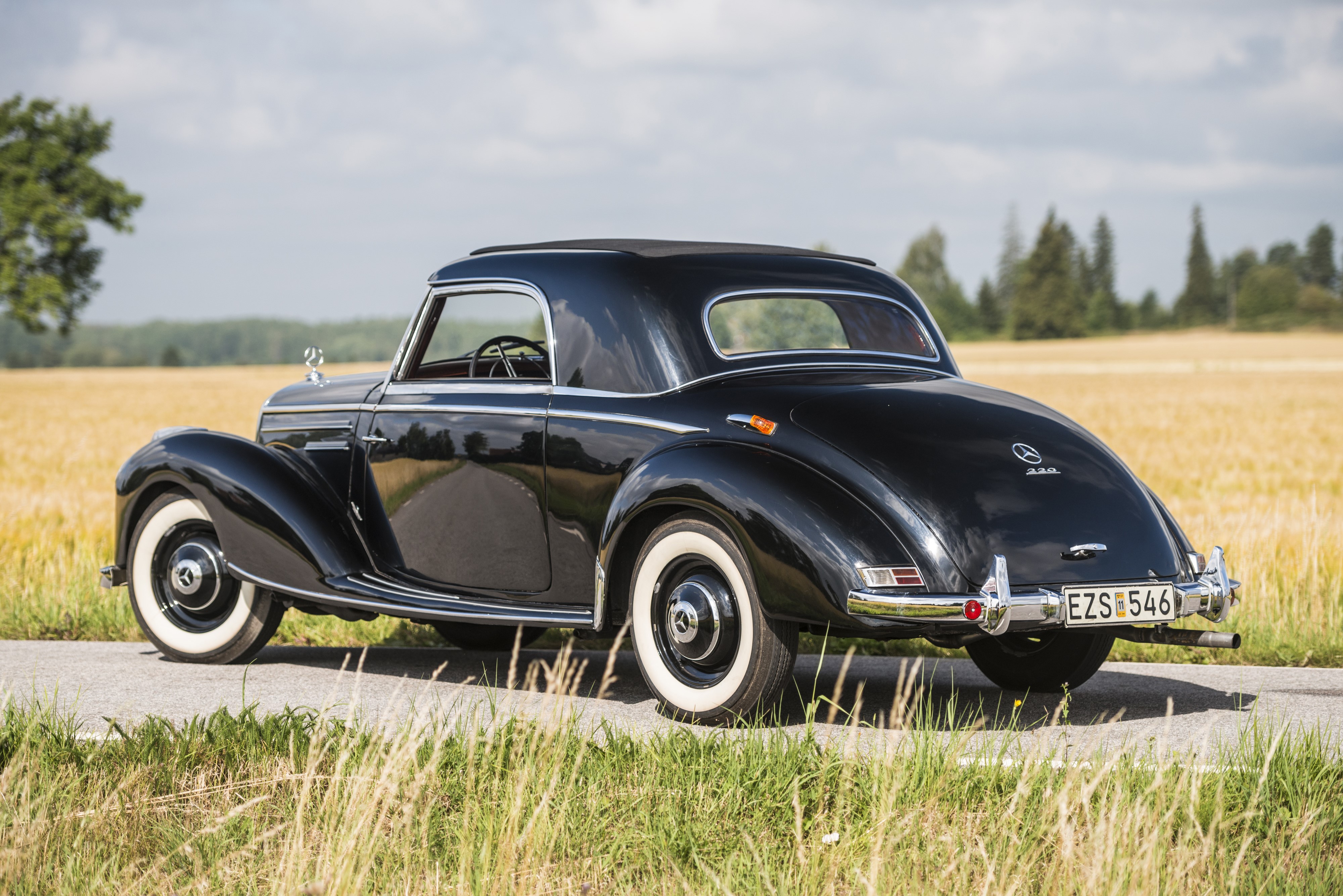 1954-55 Mercedes-Benz 220 Coupe HD Wallpaper