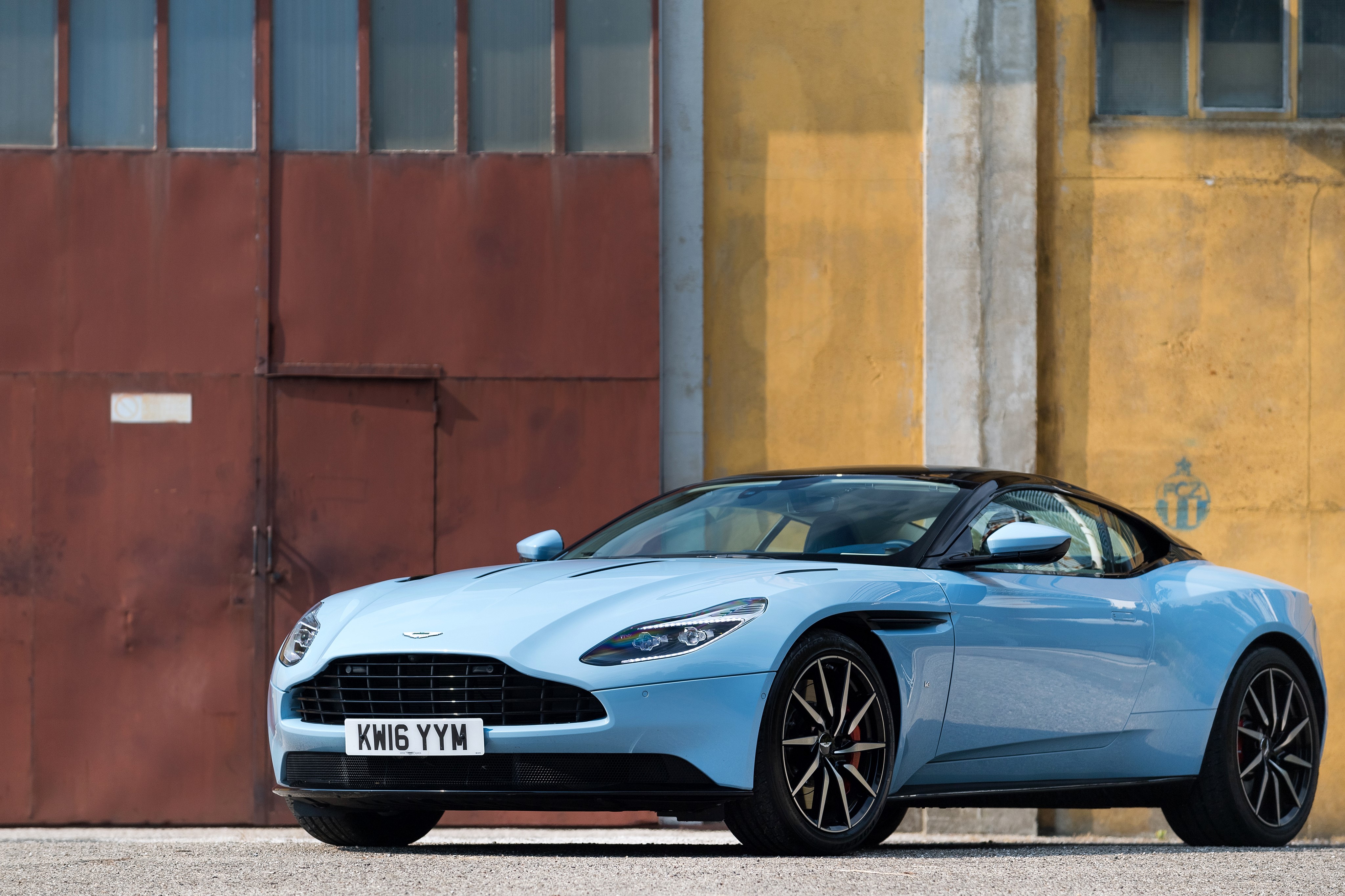 Light Blue Aston Martin DB11 HD Wallpaper