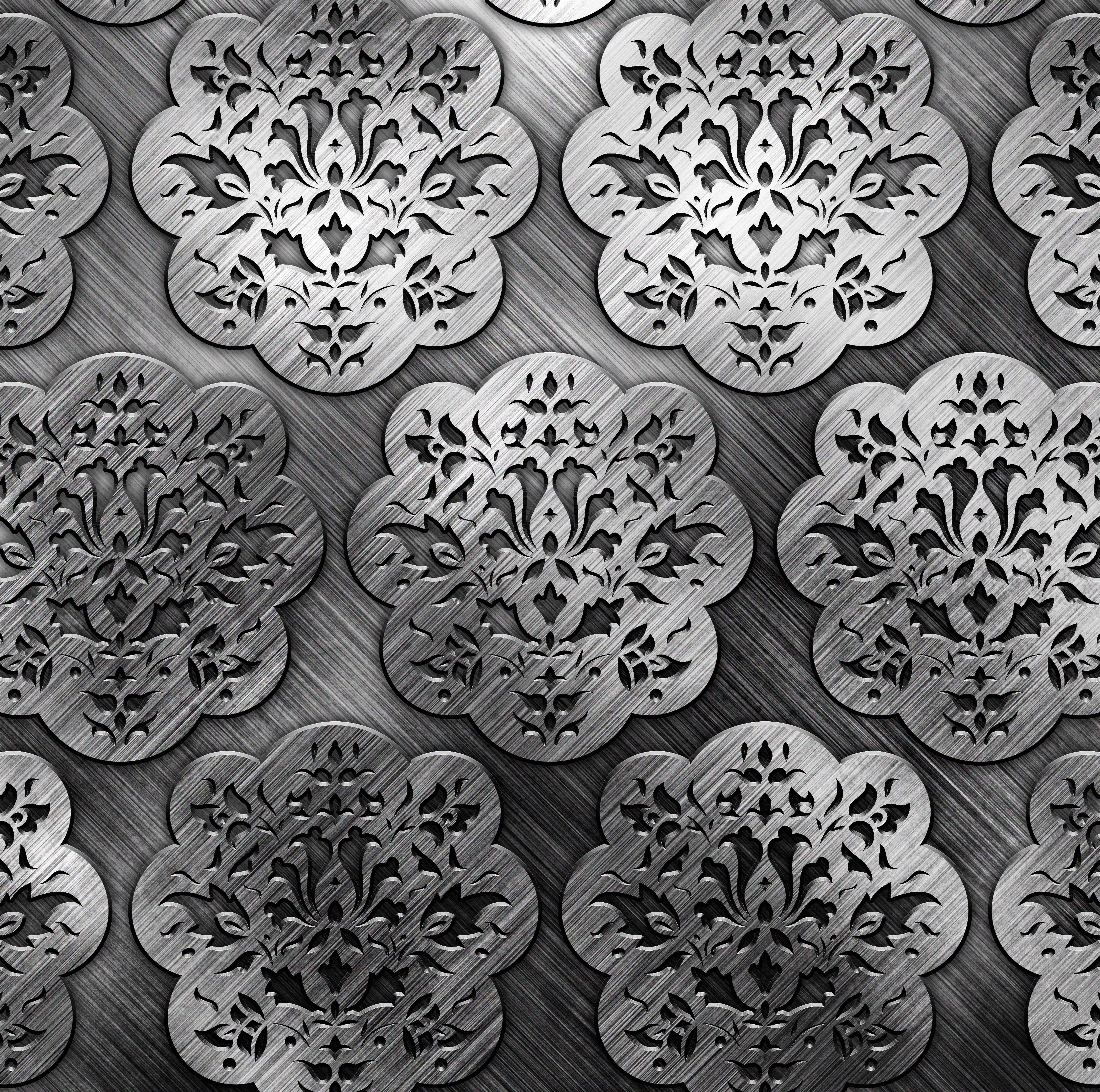 Metal Tracery Texture HD Wallpaper