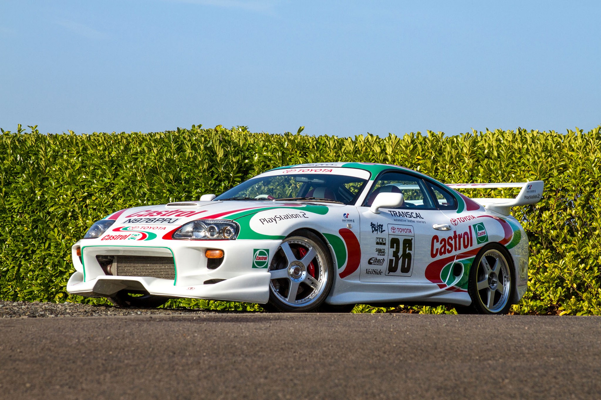 Castrol Toyota Supra race car with racing livery HD Wallpaper