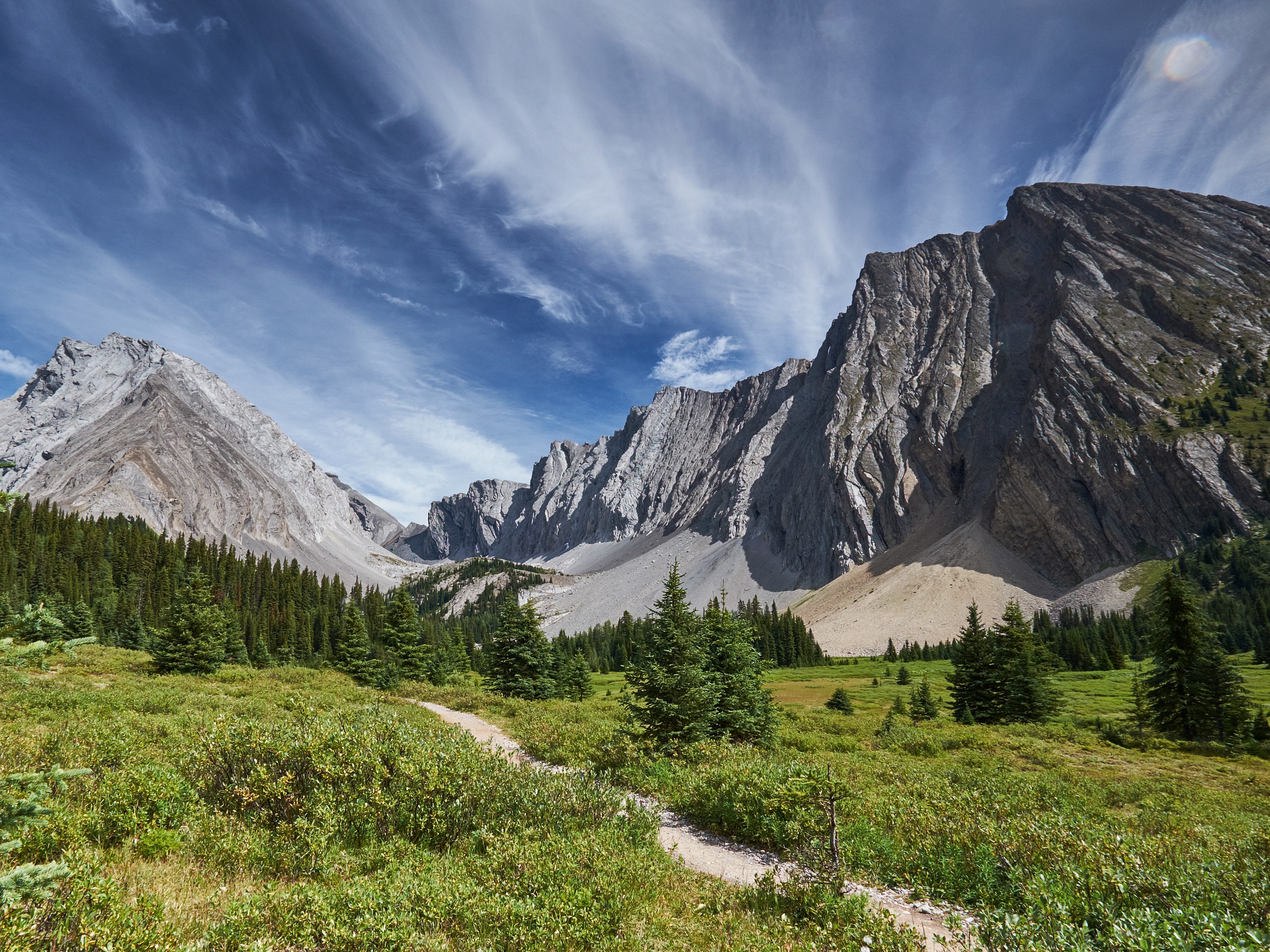 Peter Lougheed Provincial Park, Canada, Mountains and Sky HD Wallpaper