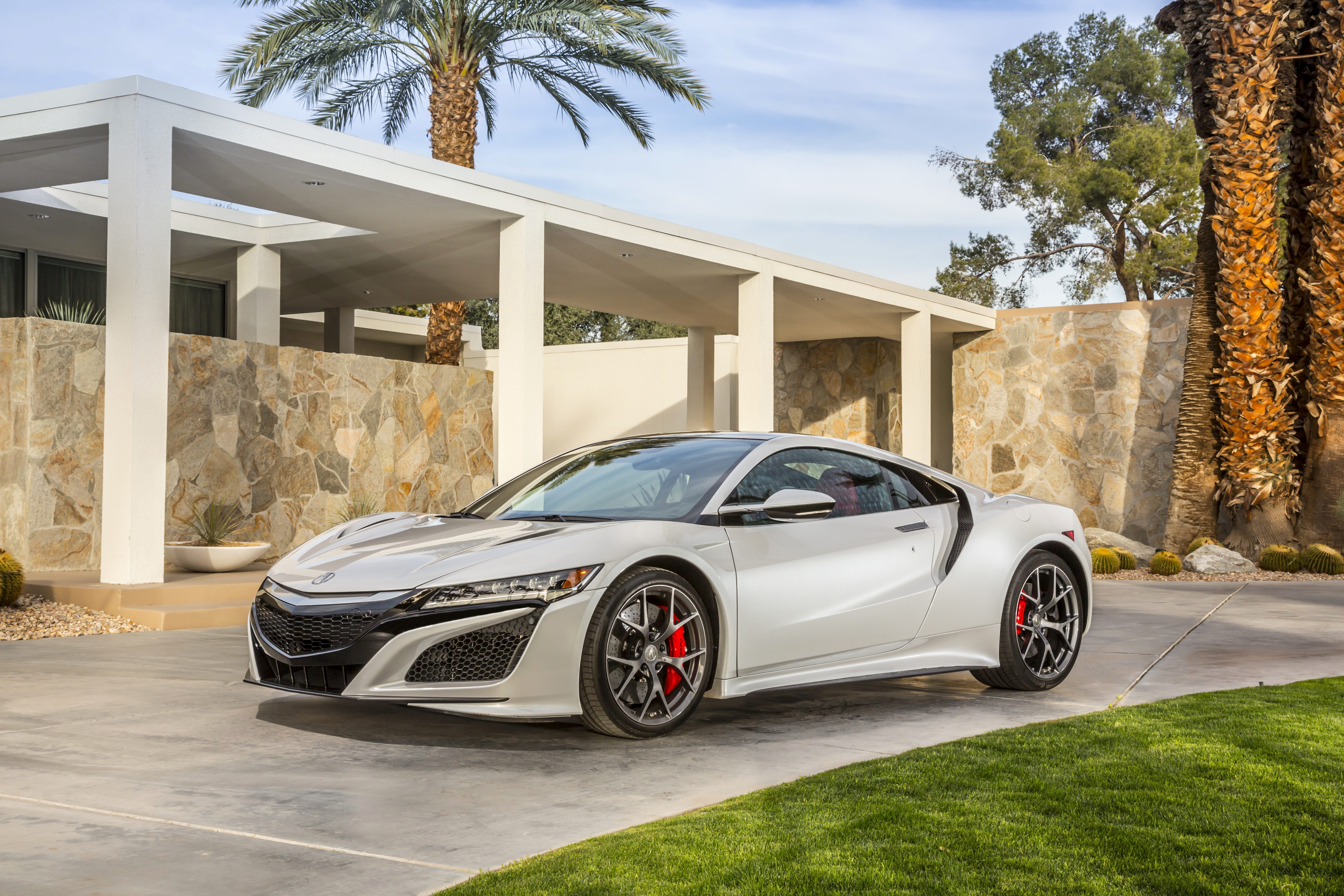 White 2017 Acura NSX HD Wallpaper