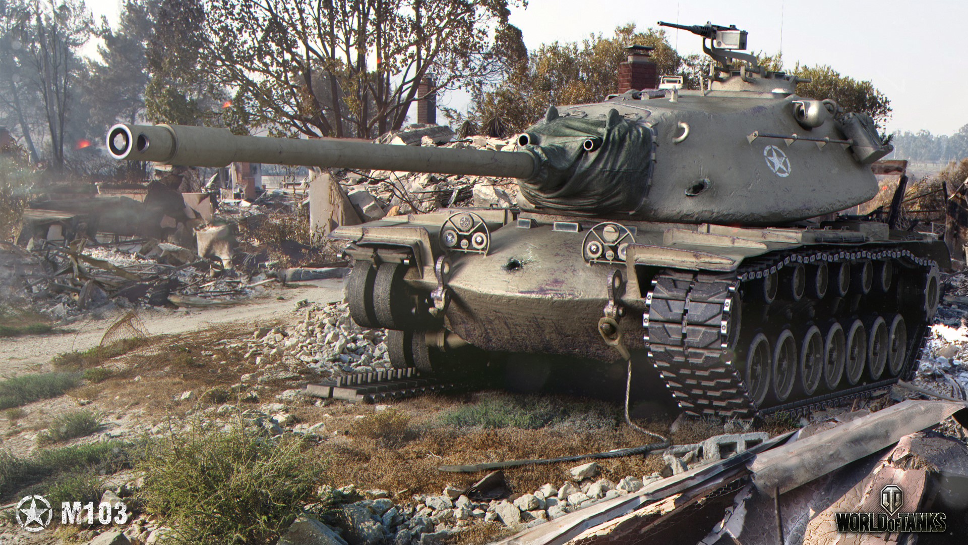 M103 Heavy Tank in World of Tanks HD Wallpaper