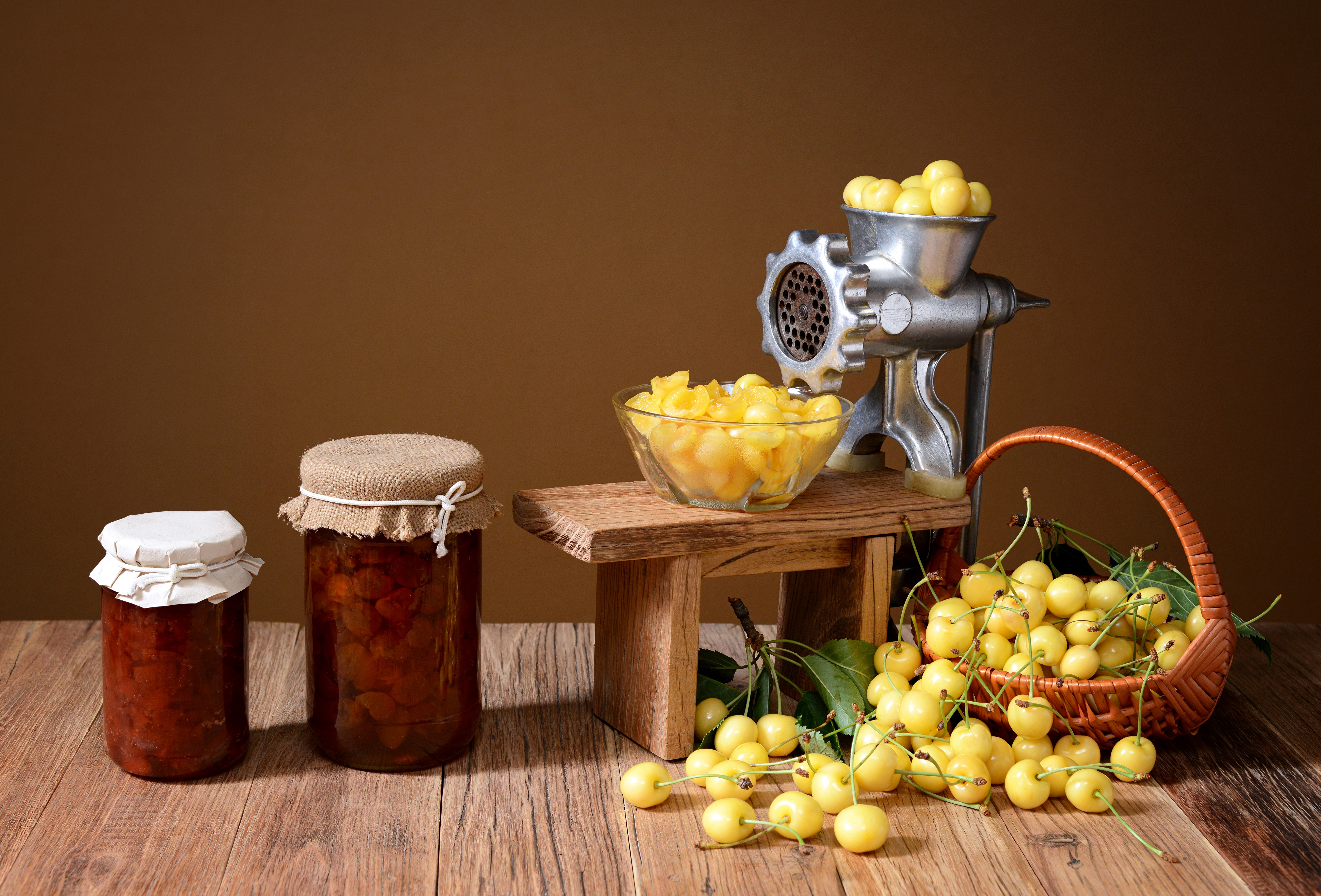 Cherries, Jam, and a Meat Grinder HD Wallpaper