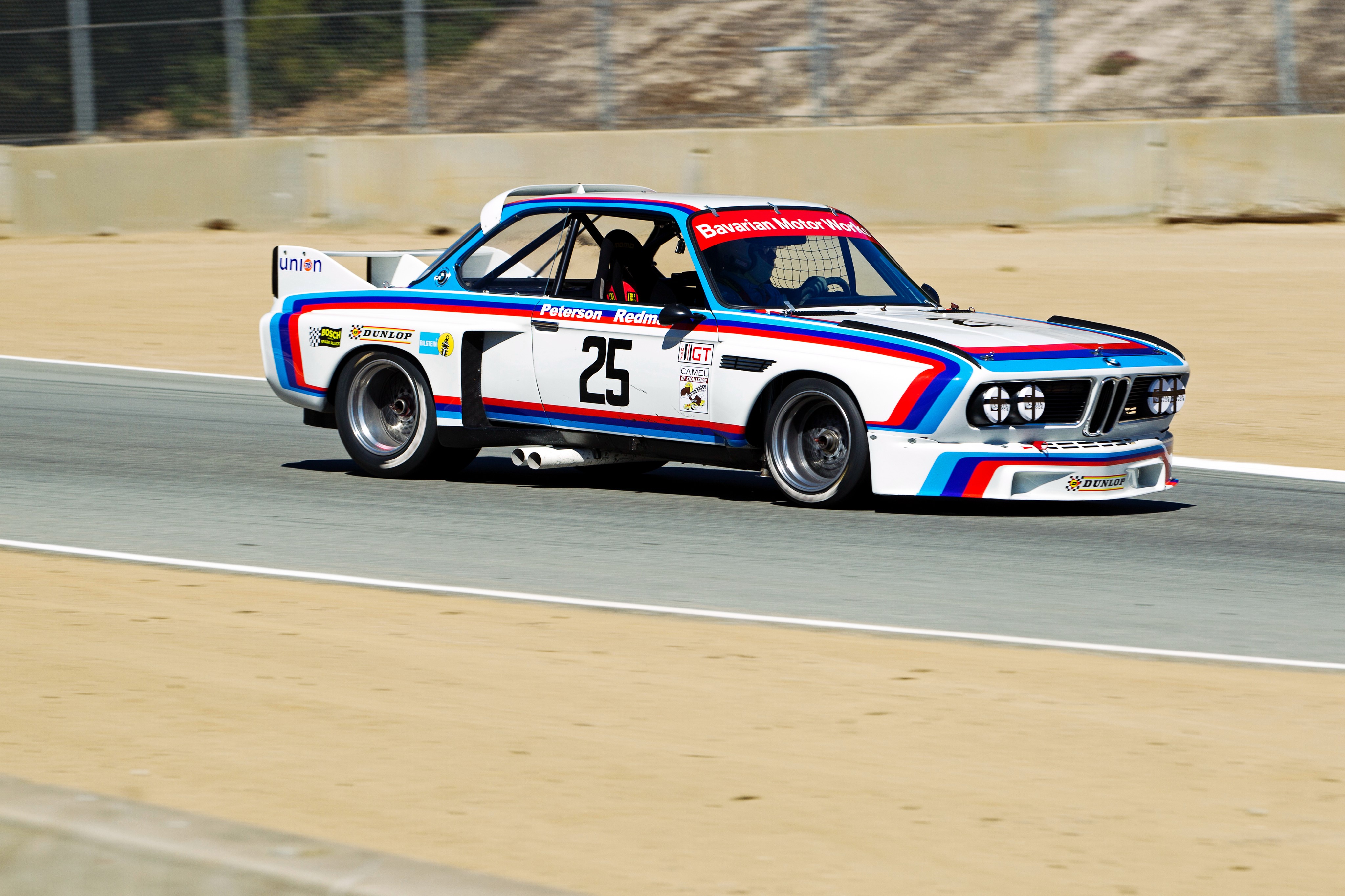 BMW 3.0 CSL Race Car (E9) with number 25 HD Wallpaper