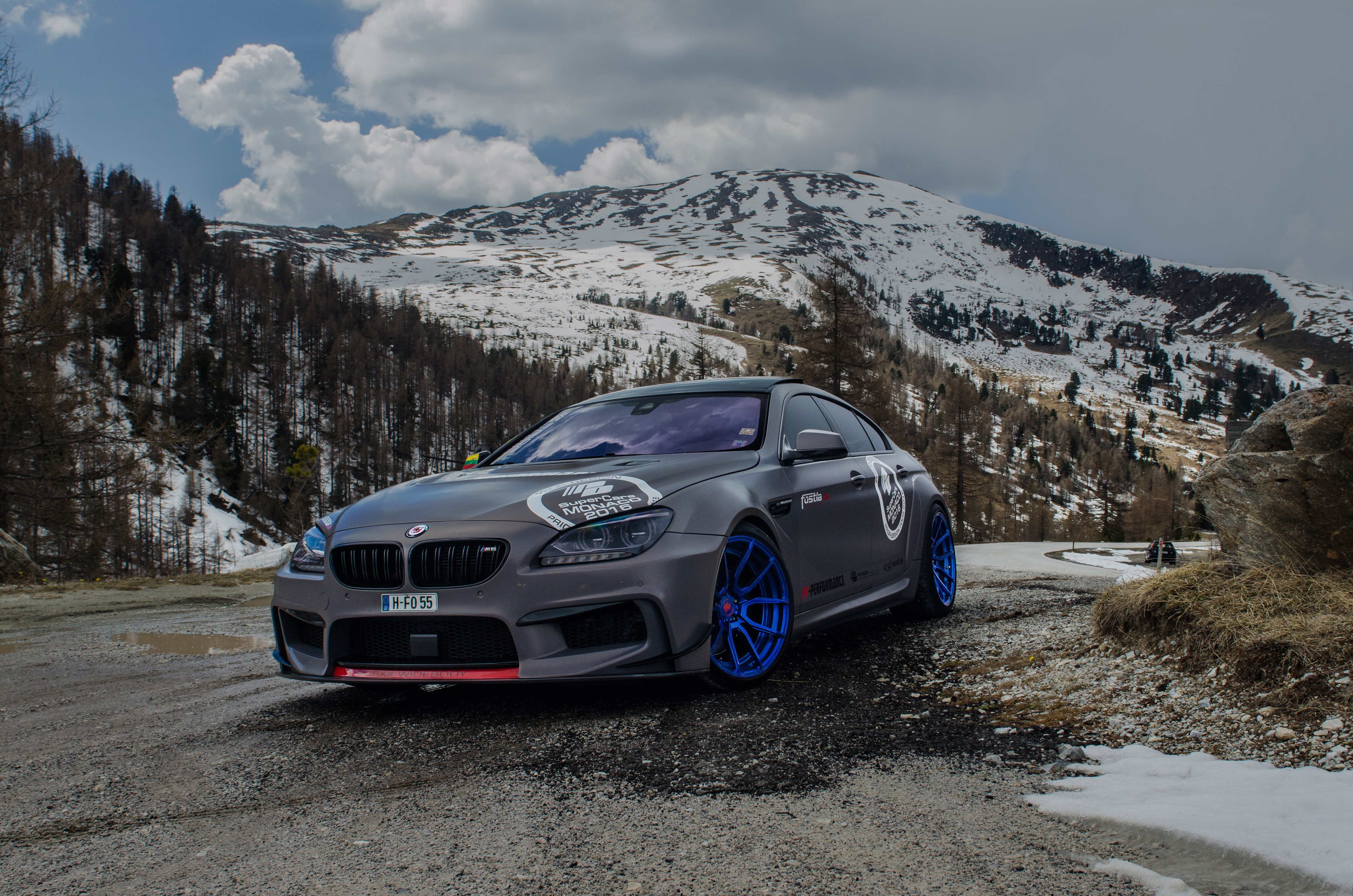 2016 BMW M6 Gran Coupe by Fostla in Mountains HD Wallpaper