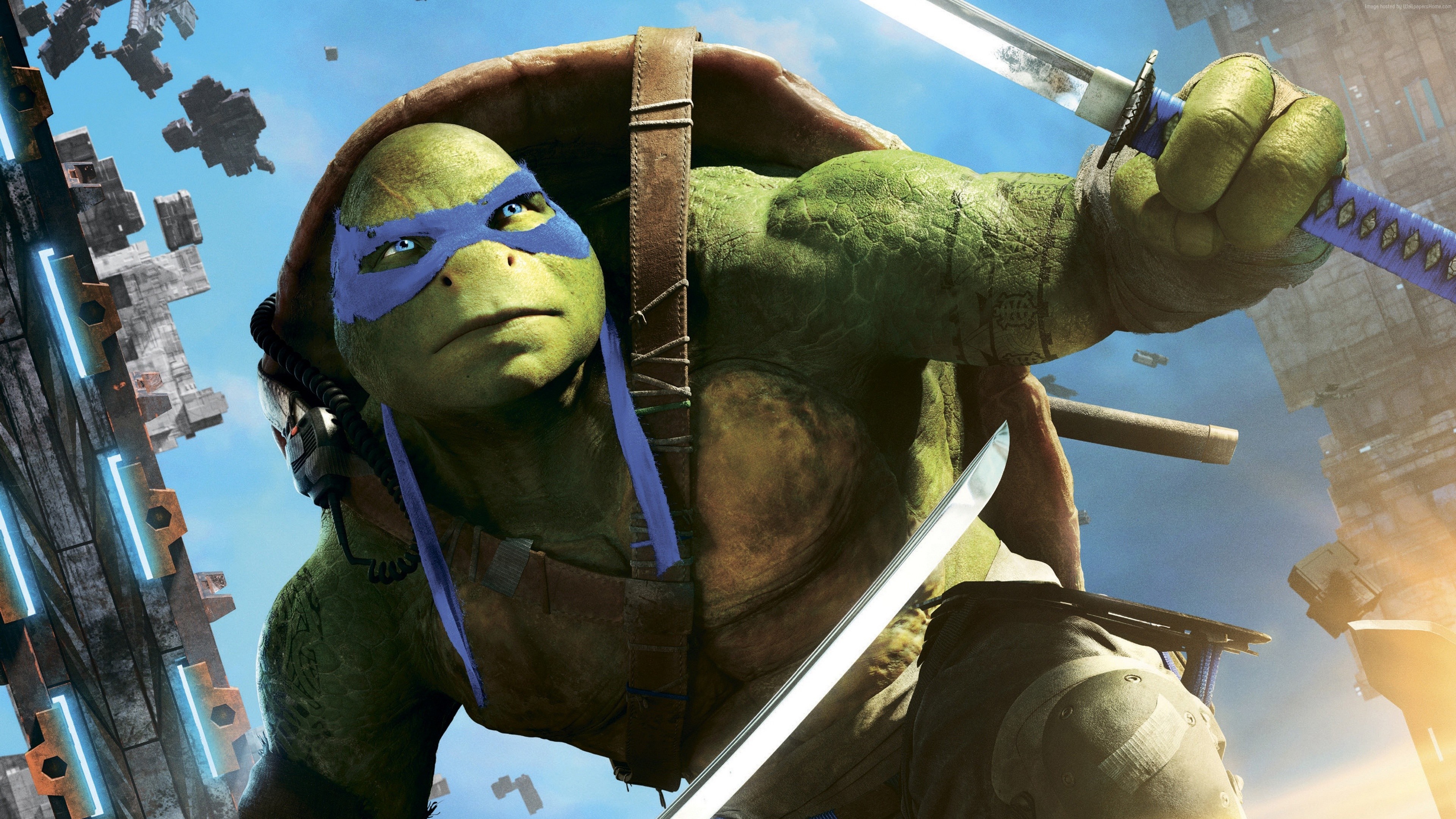 Leonardo from Teenage Mutant Ninja Turtles 2014 HD Wallpaper