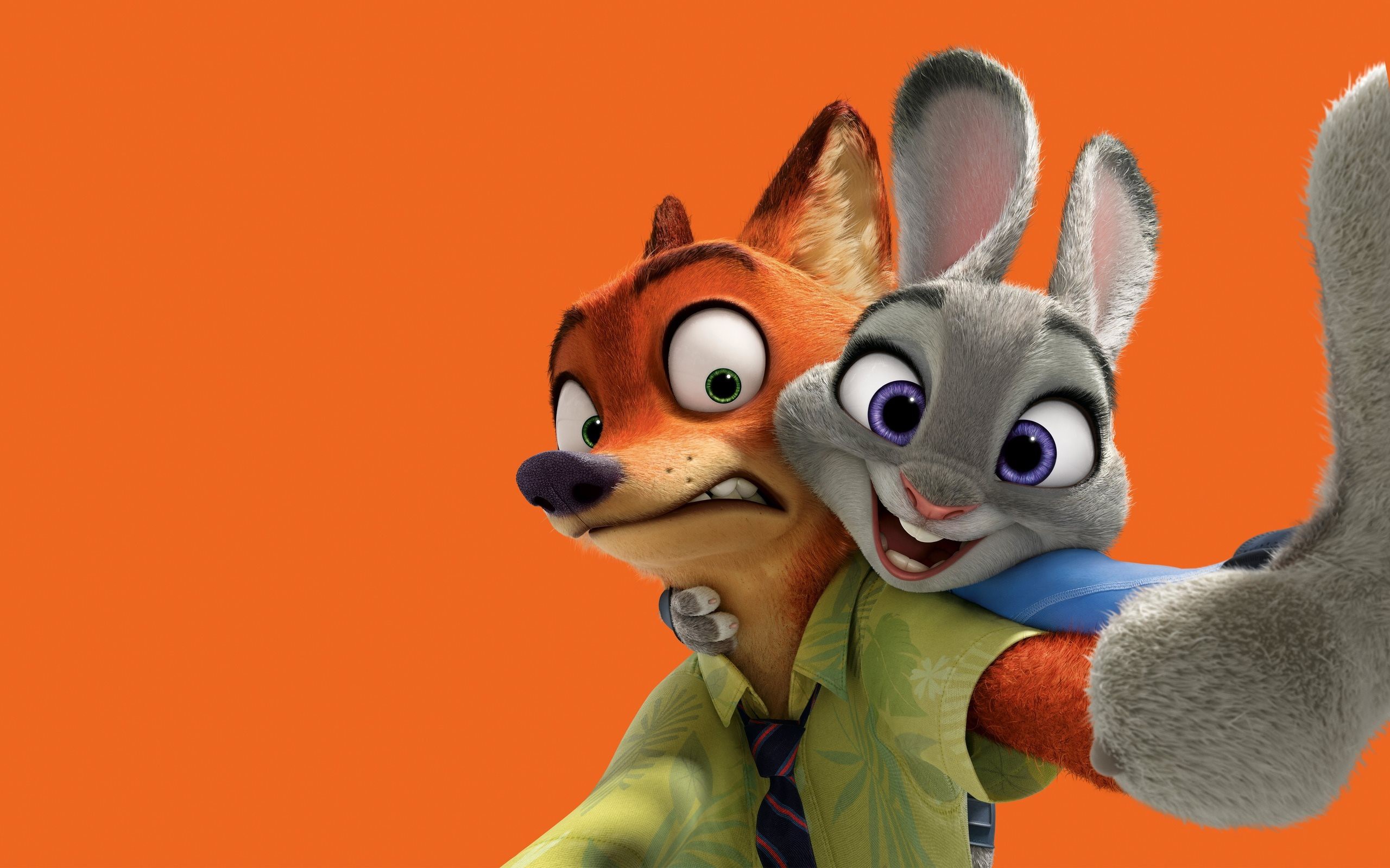Nick Wilde and Judy Hopps from Zootopia HD Wallpaper