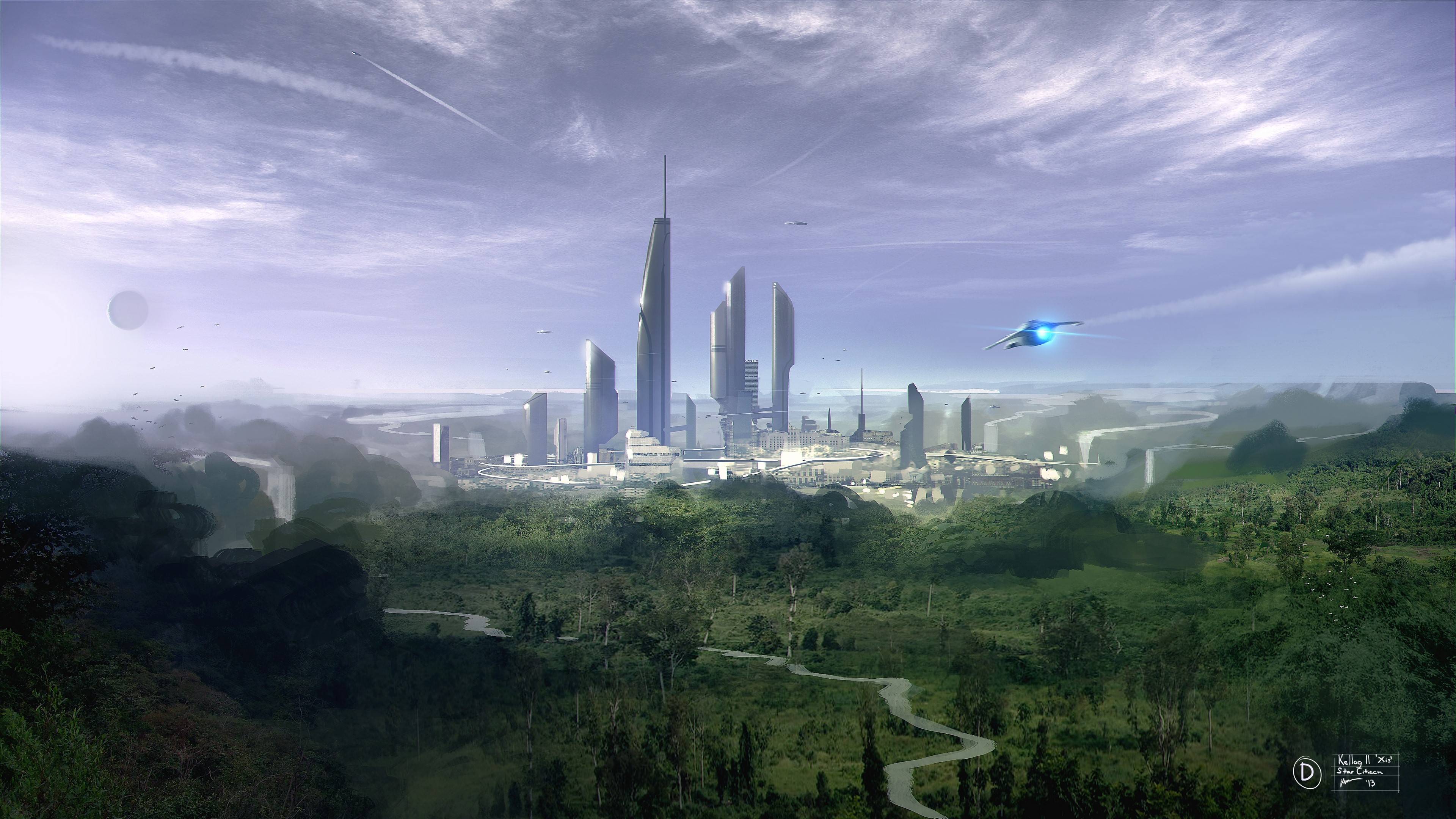 4K Star Citizen Fantastic World HD Wallpaper
