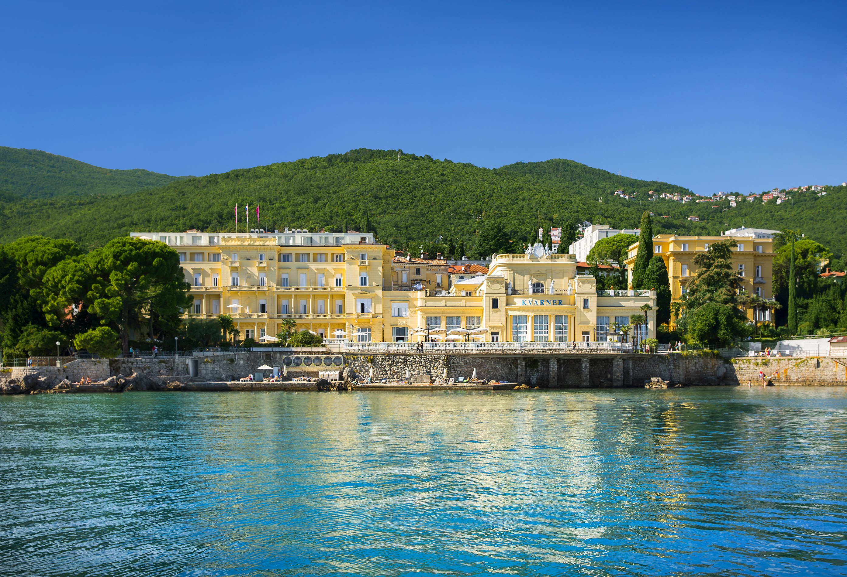 Hotel Kvarner in Opatija, Croatia HD Wallpaper