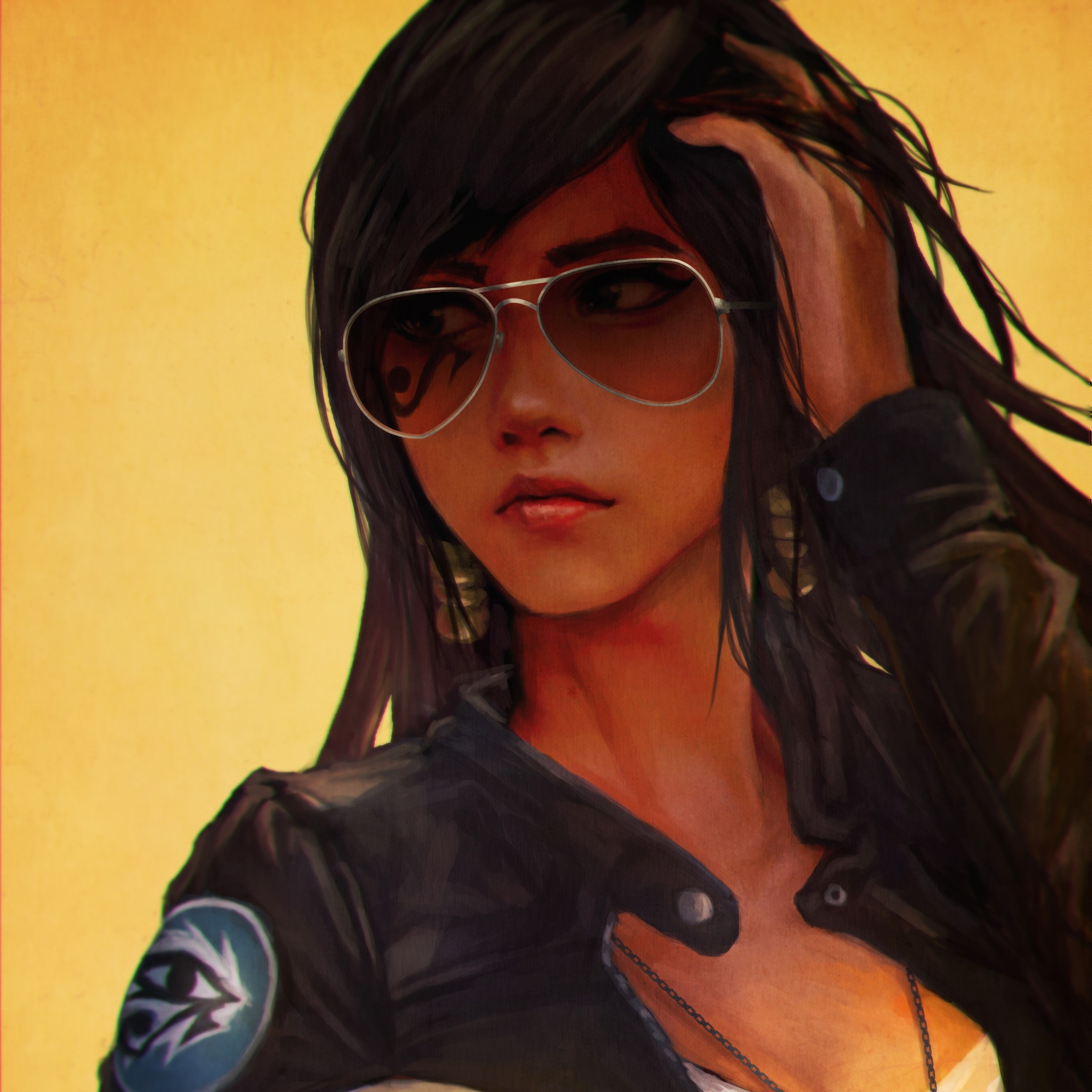 Pharah from Overwatch fan art HD Wallpaper