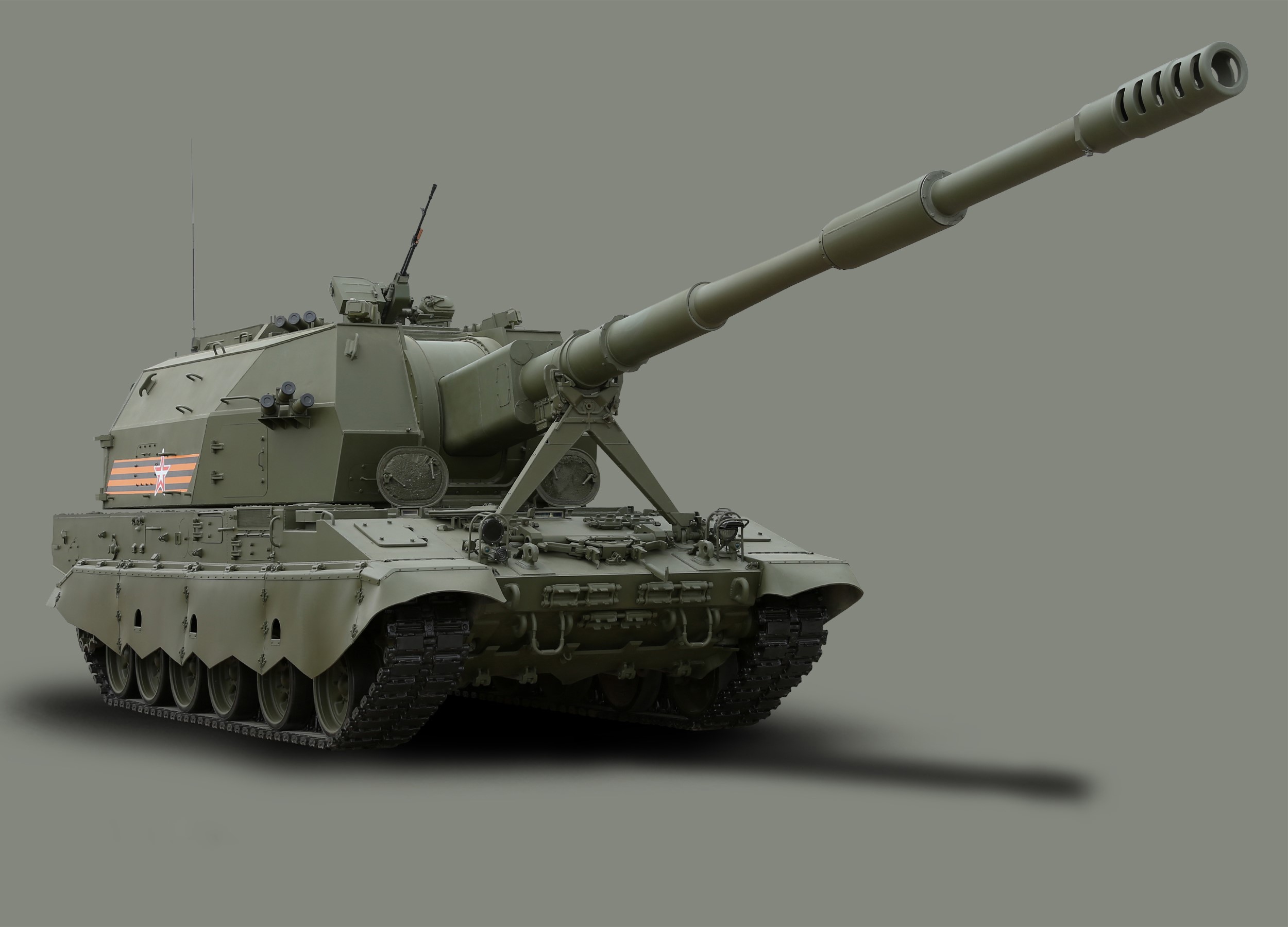 2S19 Msta-S self-propelled howitzer HD Wallpaper