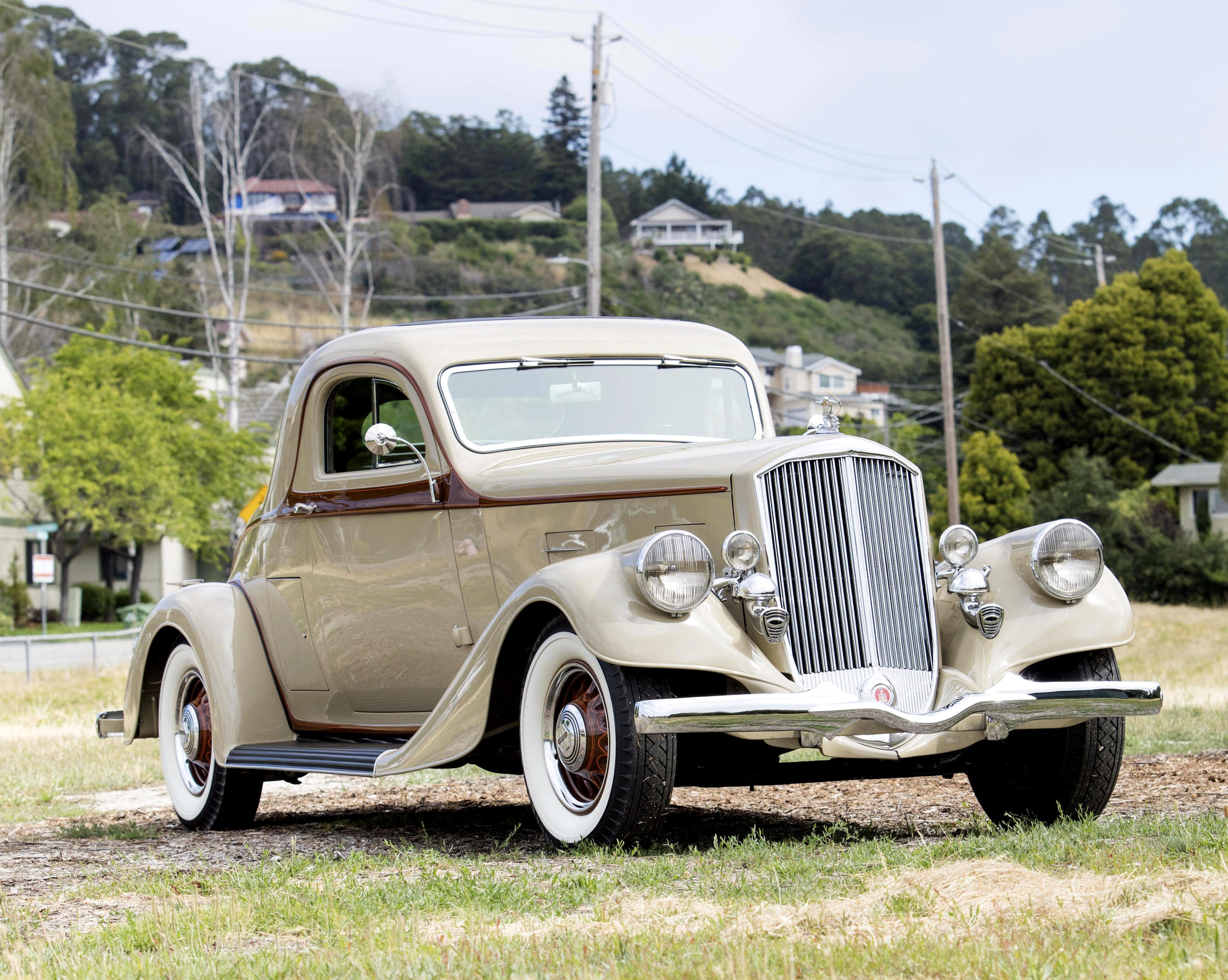 1934 Pierce-Arrow Model 840A 2-passenger Coupe HD Wallpaper