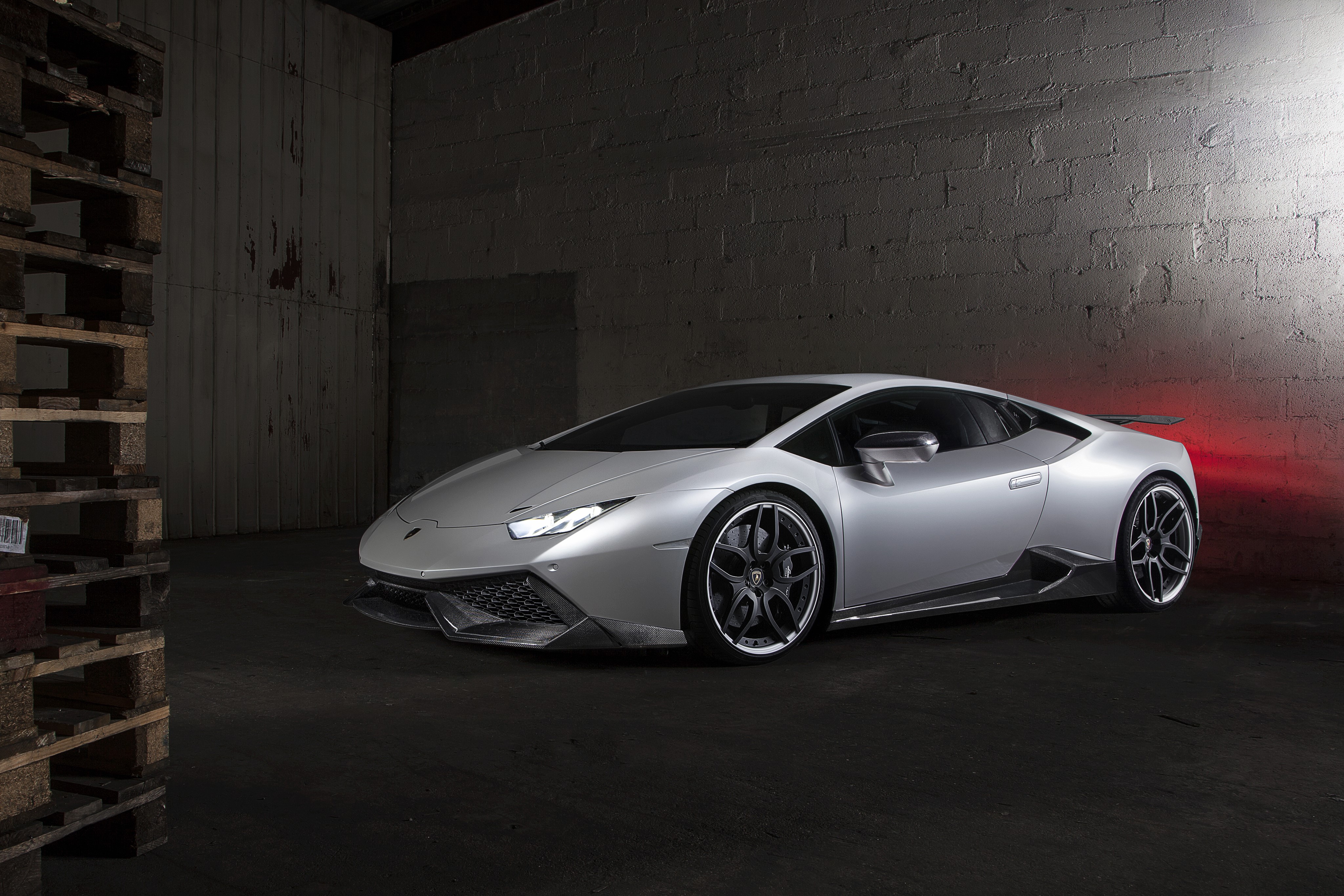 4K Silver Lamborghini LB724 Novitec Torado LP 610-4 HD Wallpaper