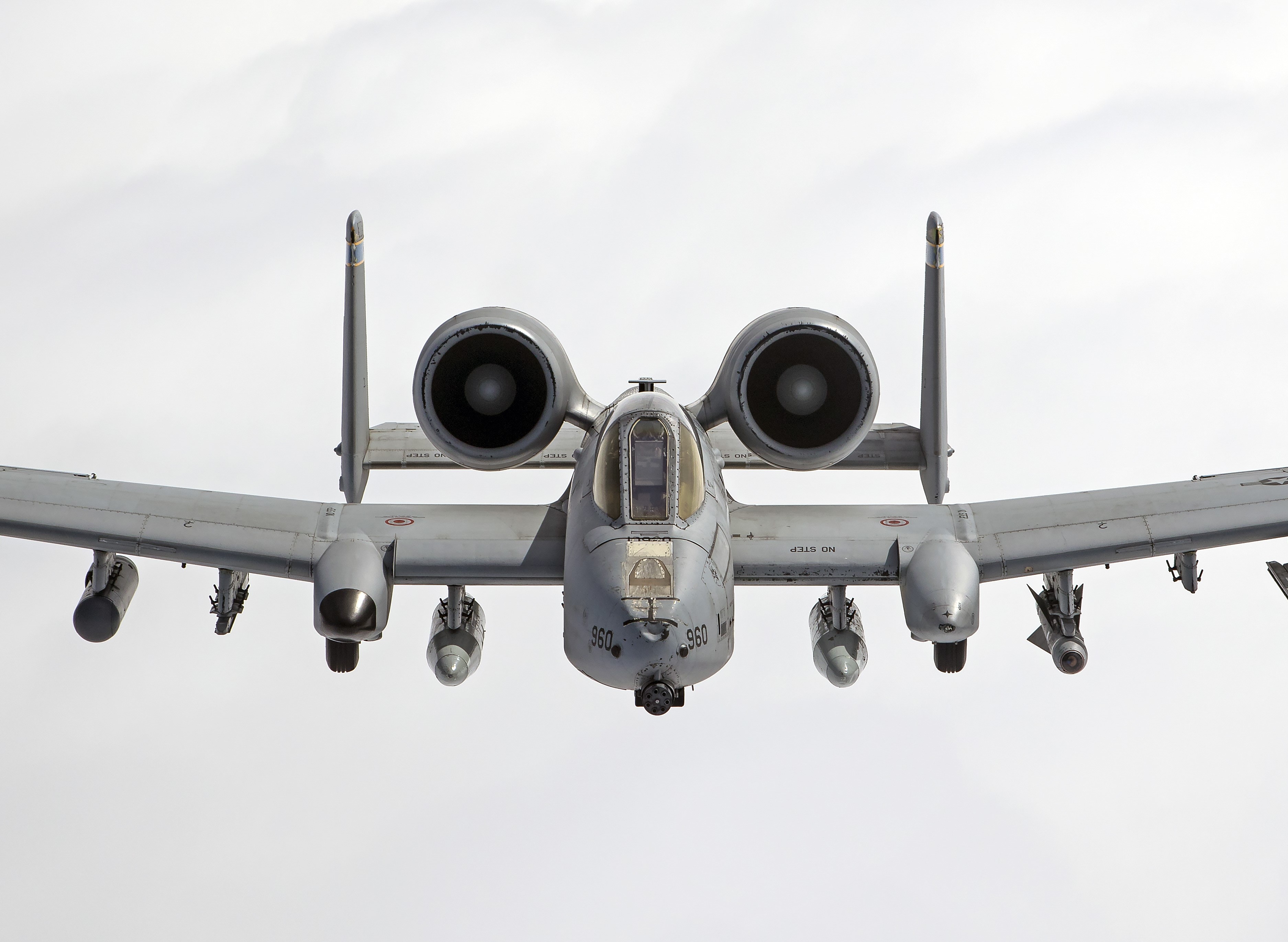 A-10 Thunderbolt II Attack Aircraft in Flight HD Wallpaper