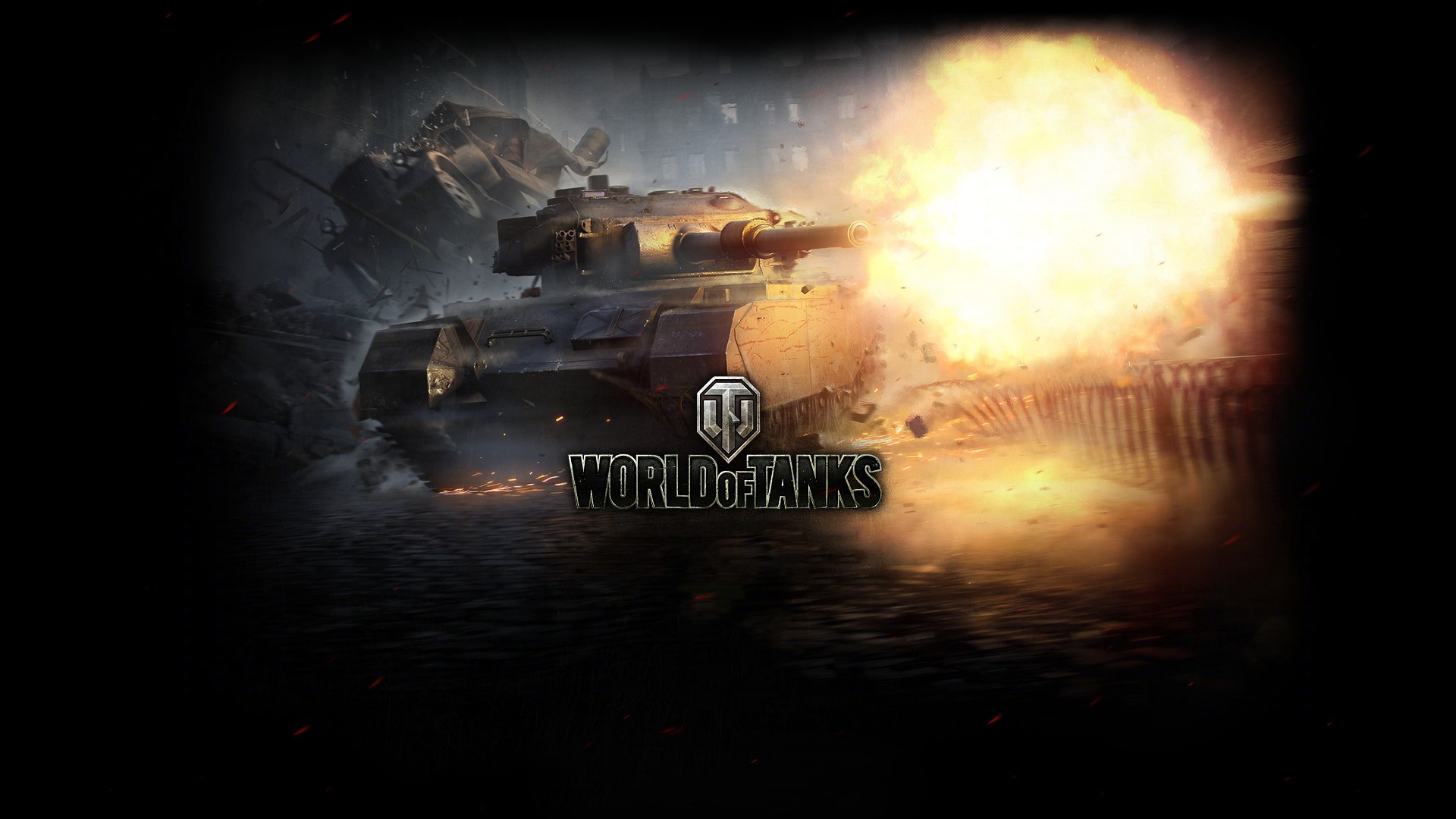 FV201 (A45) tank firing in World of Tanks HD Wallpaper