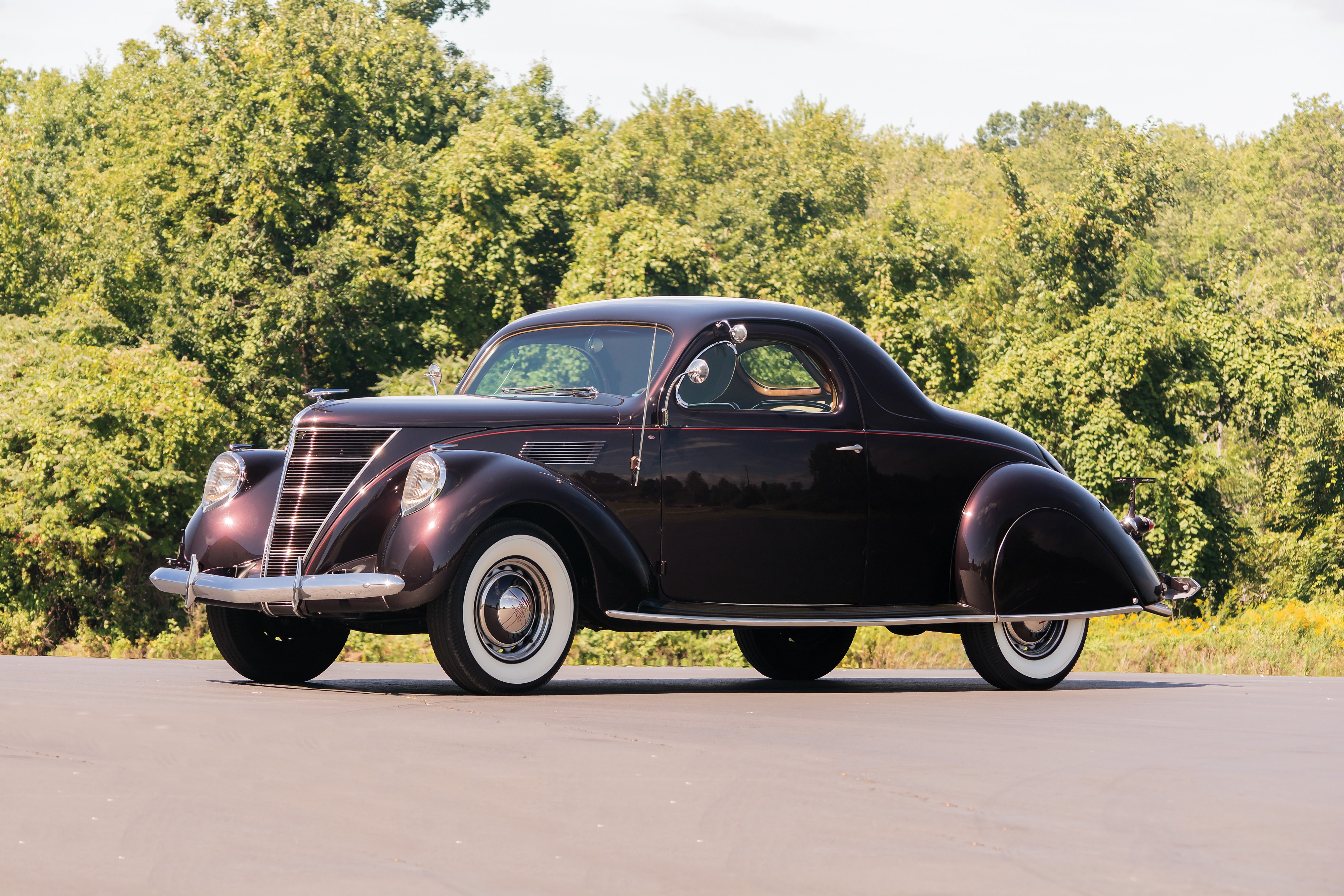 1937 Zephyr Coupe (HB-720) by Lincoln HD Wallpaper