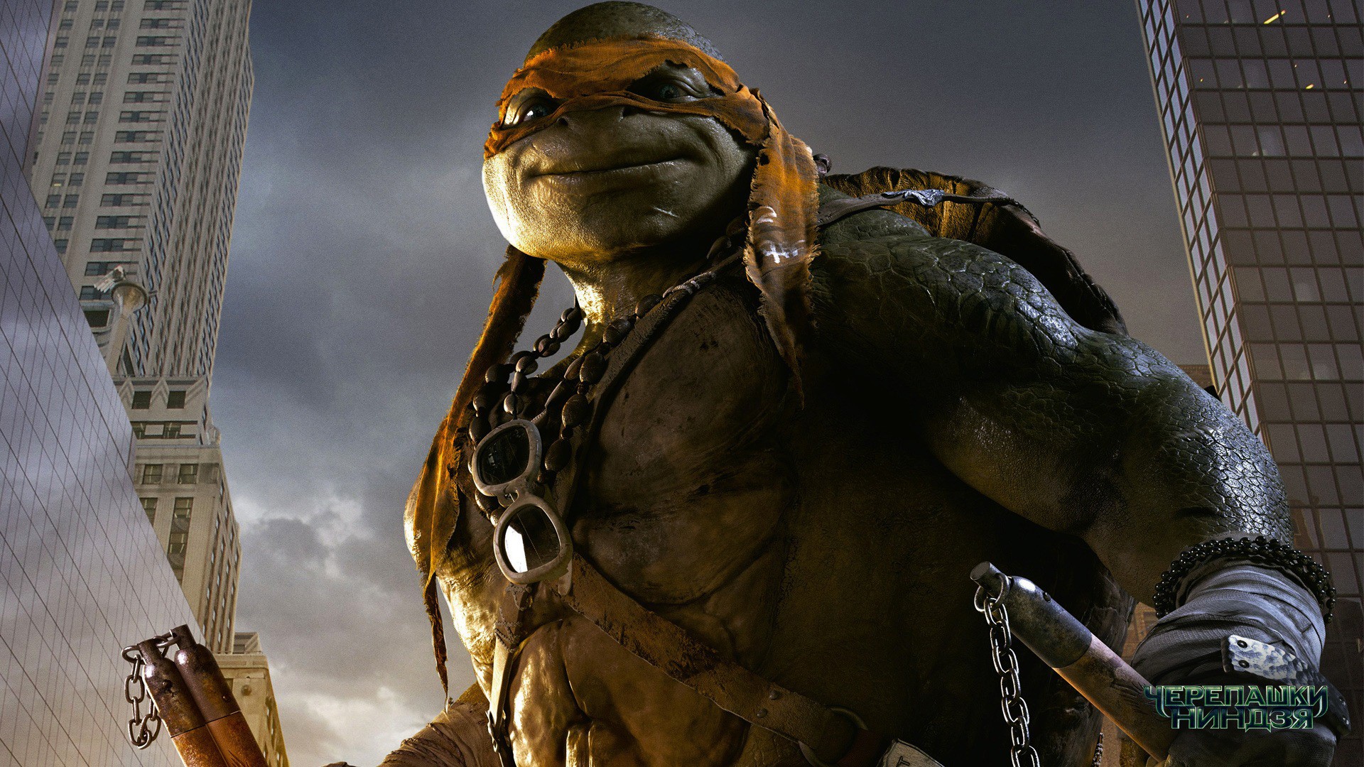 Michelangelo from Teenage Mutant Ninja Turtles 2014 HD Wallpaper