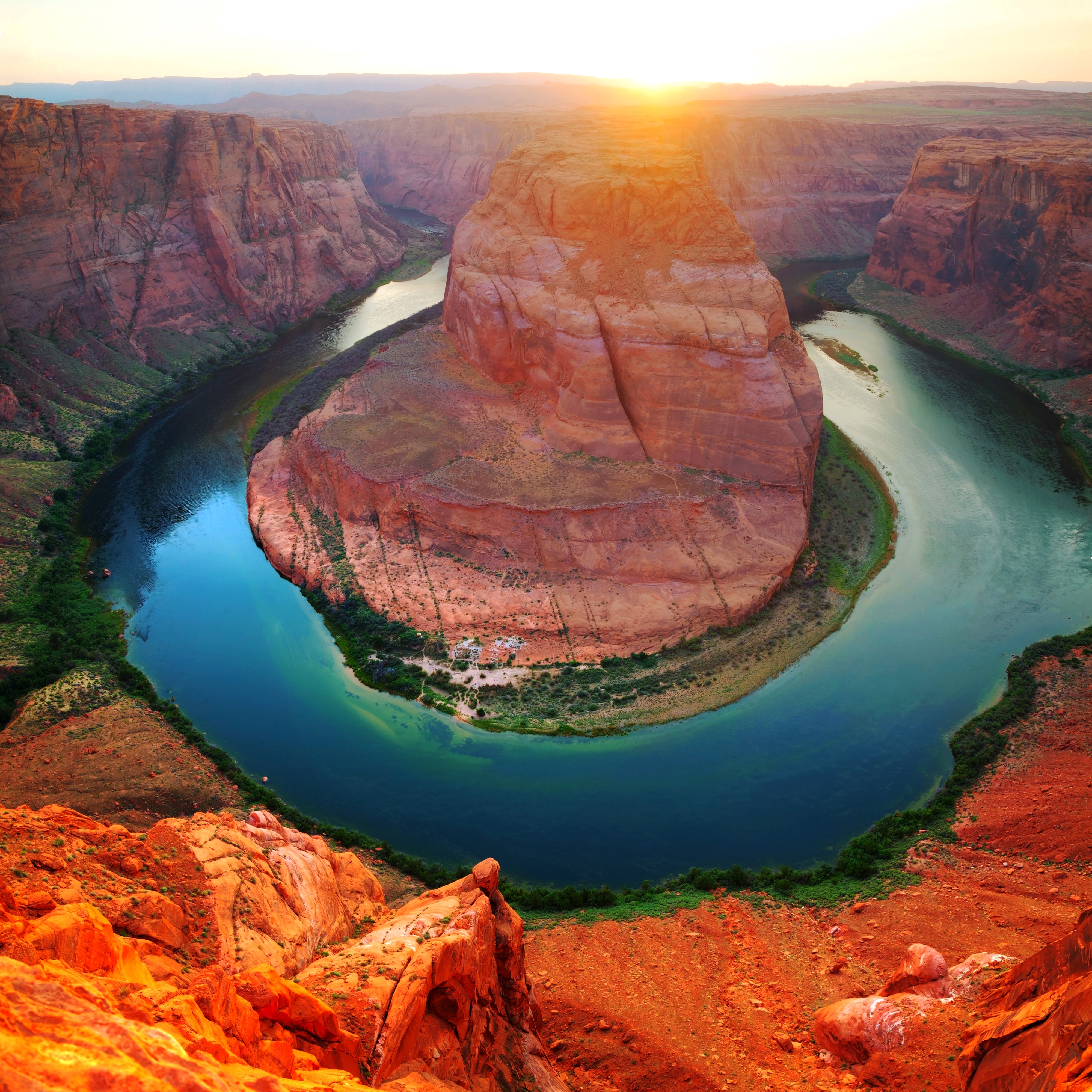 Horseshoe Bend, Grand Canyon National Park, USA HD Wallpaper