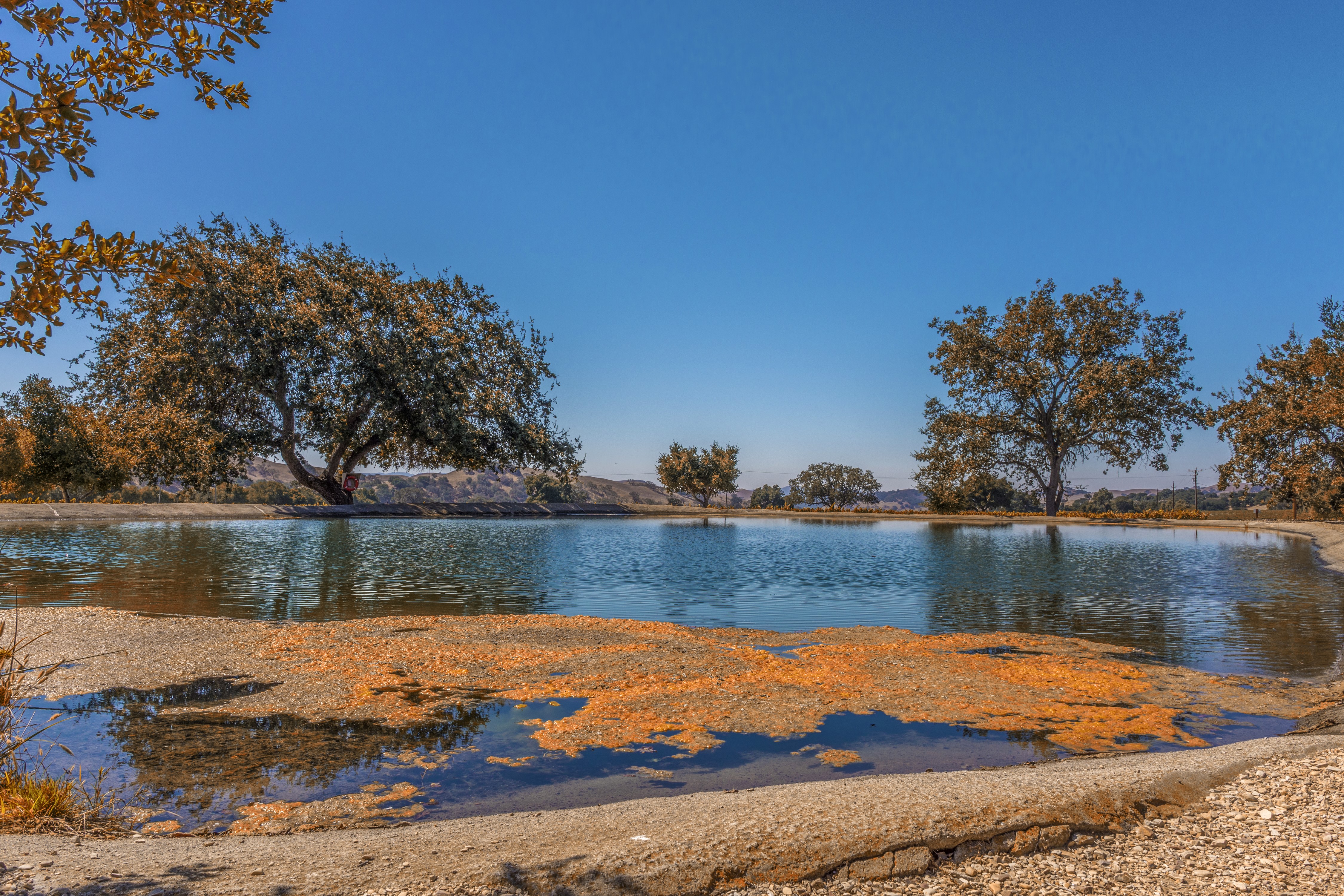Lake in Arroyo Grande Valley, California HD Wallpaper