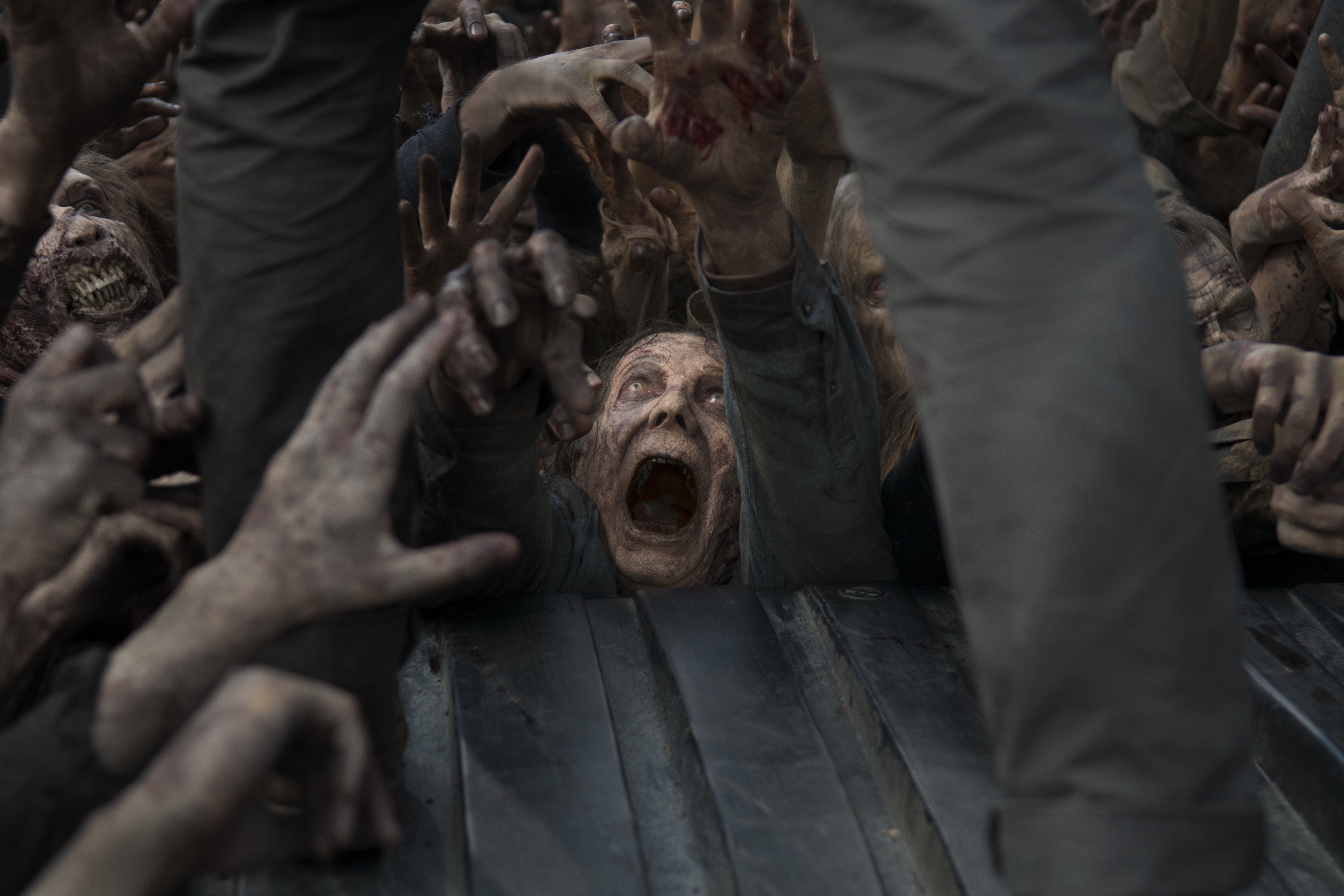 The Walking Dead TV Zombie Horde HD Wallpaper