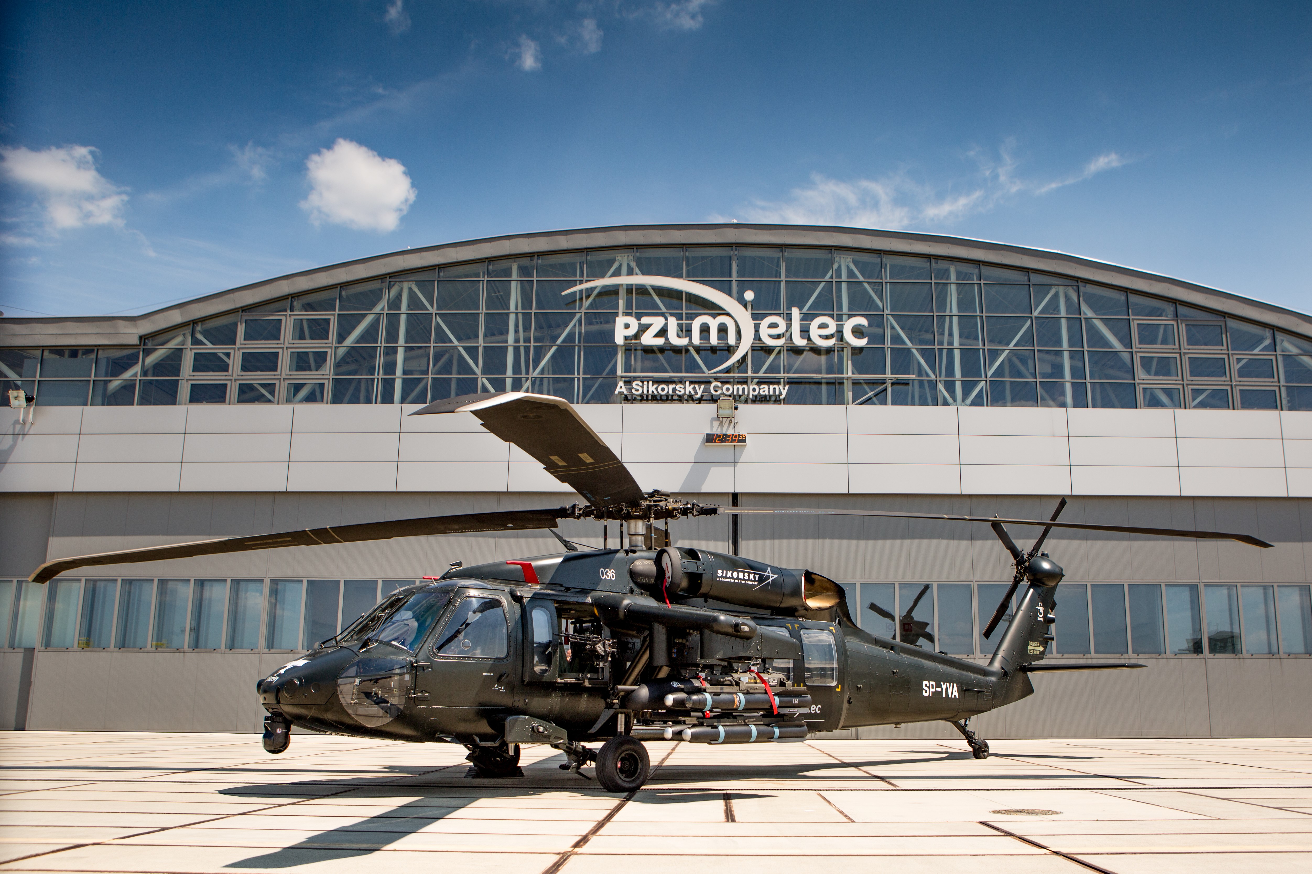 S-70i Black Hawk helicopter at PZL Mielec HD Wallpaper