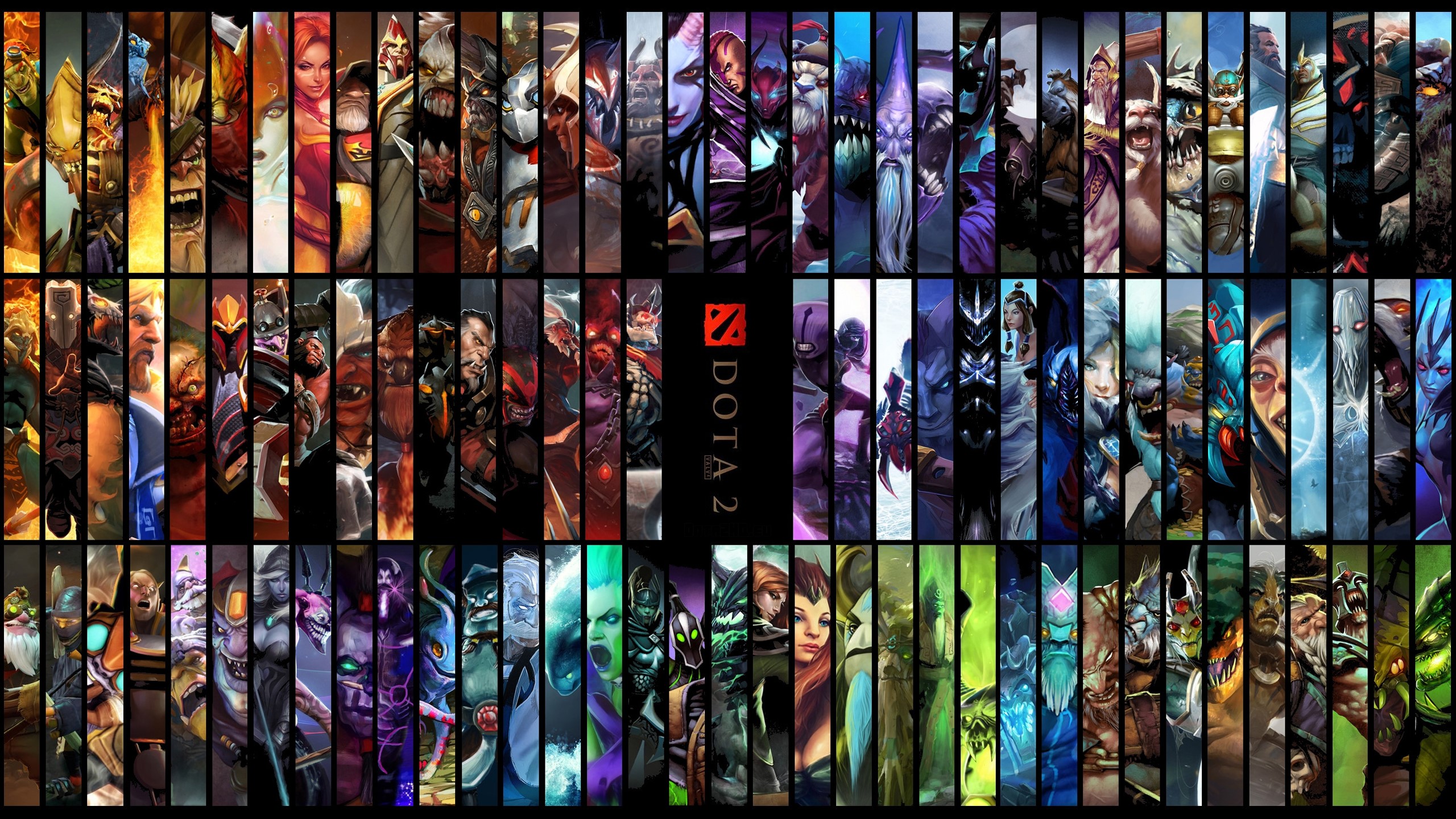 DOTA 2 characters collage HD Wallpaper